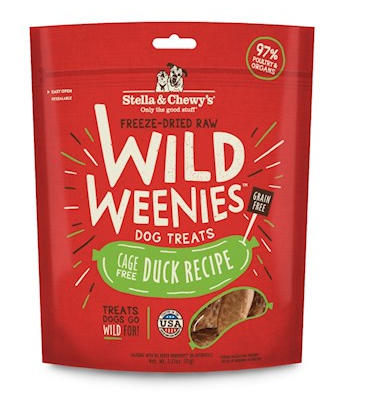 Stella & Chewy's Wild Weenies Duck Flavor Chewy Dog Treats