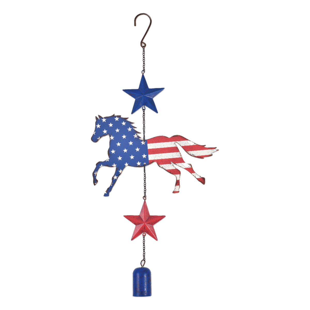 Sunset Vista Designs Americana Horse Hanging Buddy -- packshot on white