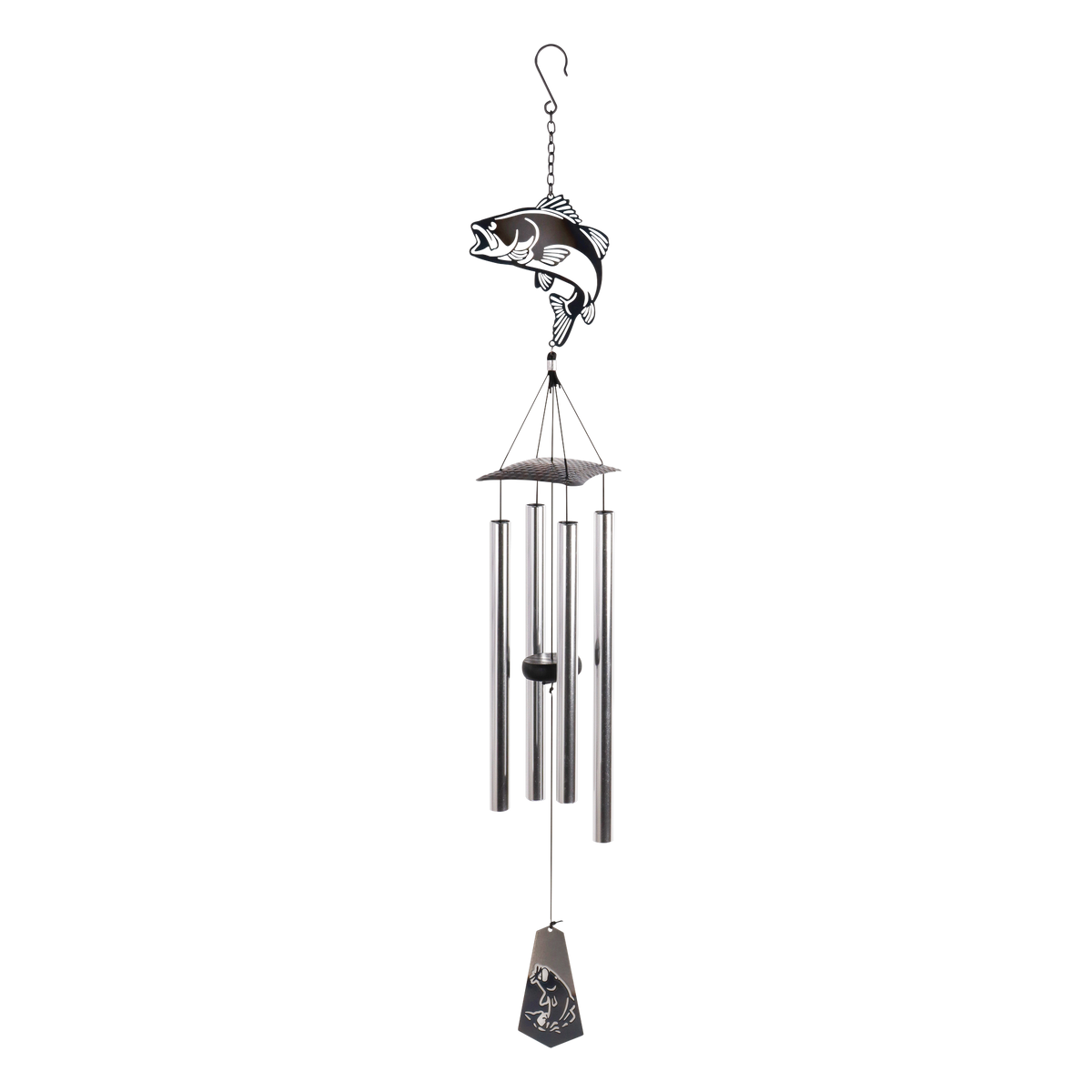 Sunset Vista Designs Bass Fish Wind Chime -- packshot