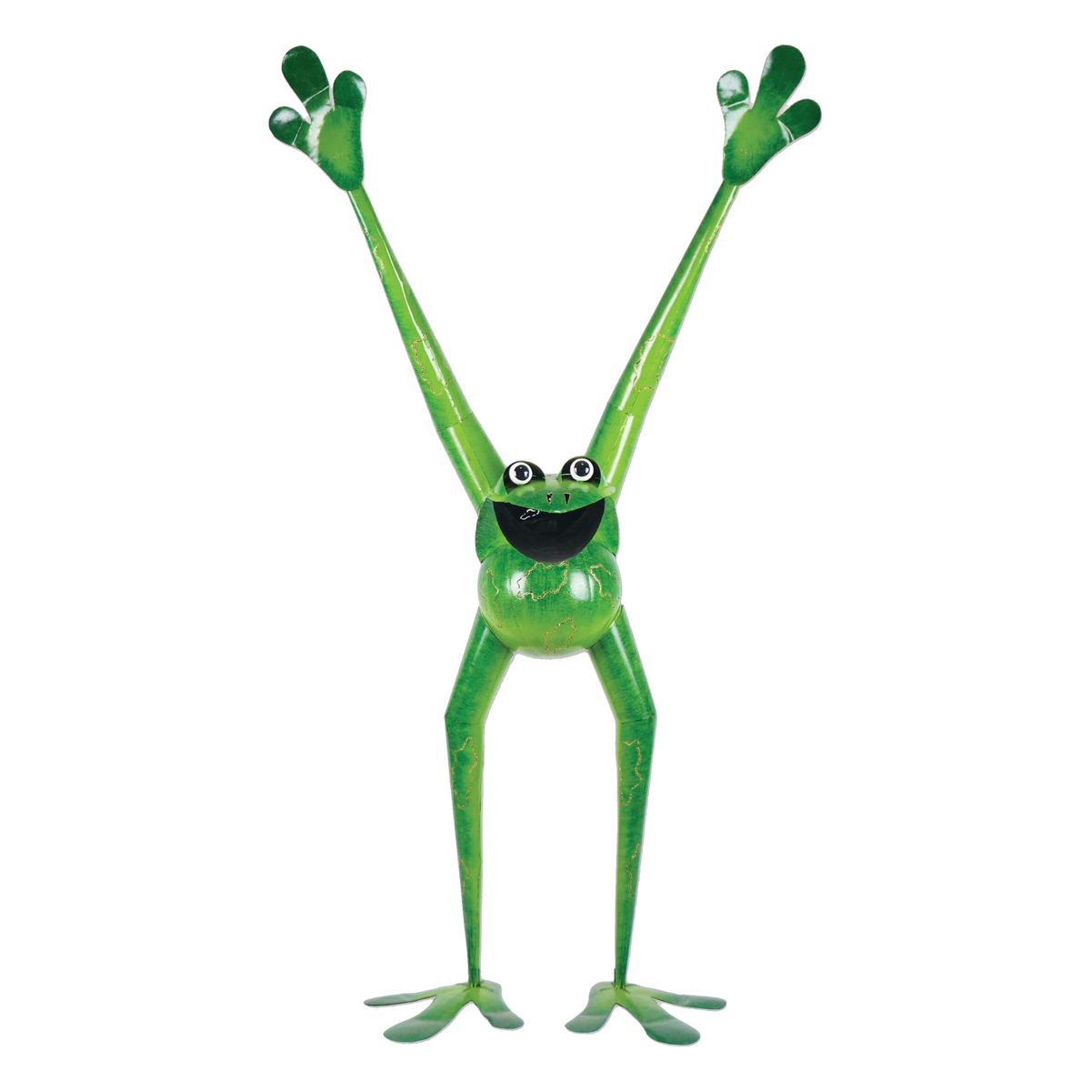 Sunset Vista Designs Big Daddy Frog Garden Sculpture -- packshot on white