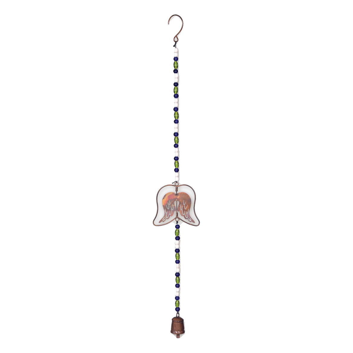 Sunset Vista Designs Commemorative Angel Wings Bell -- 30" chime on white
