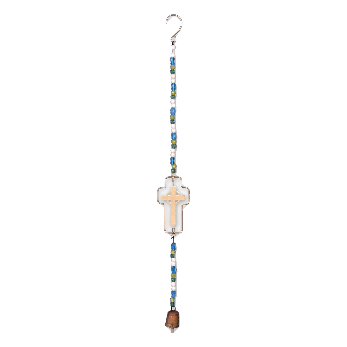 Sunset Vista Designs Commemorative Cross Bell -- 30" chime on white