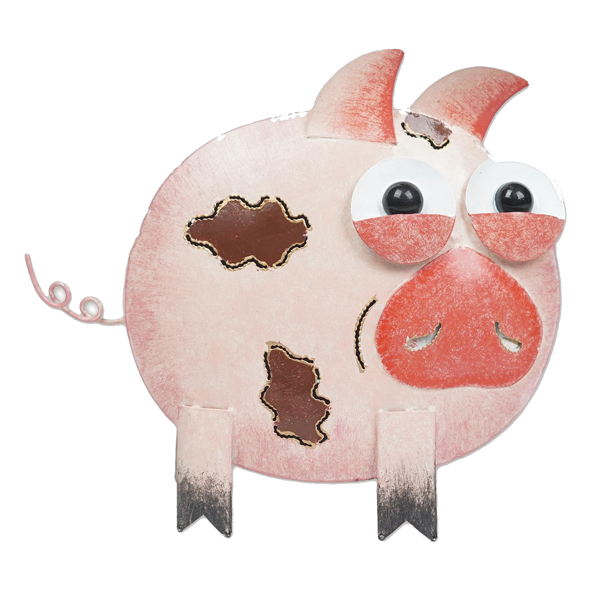 Sunset Vista Designs Country Garden Lovebug Piggy Tabletop Figure -- packshot on white