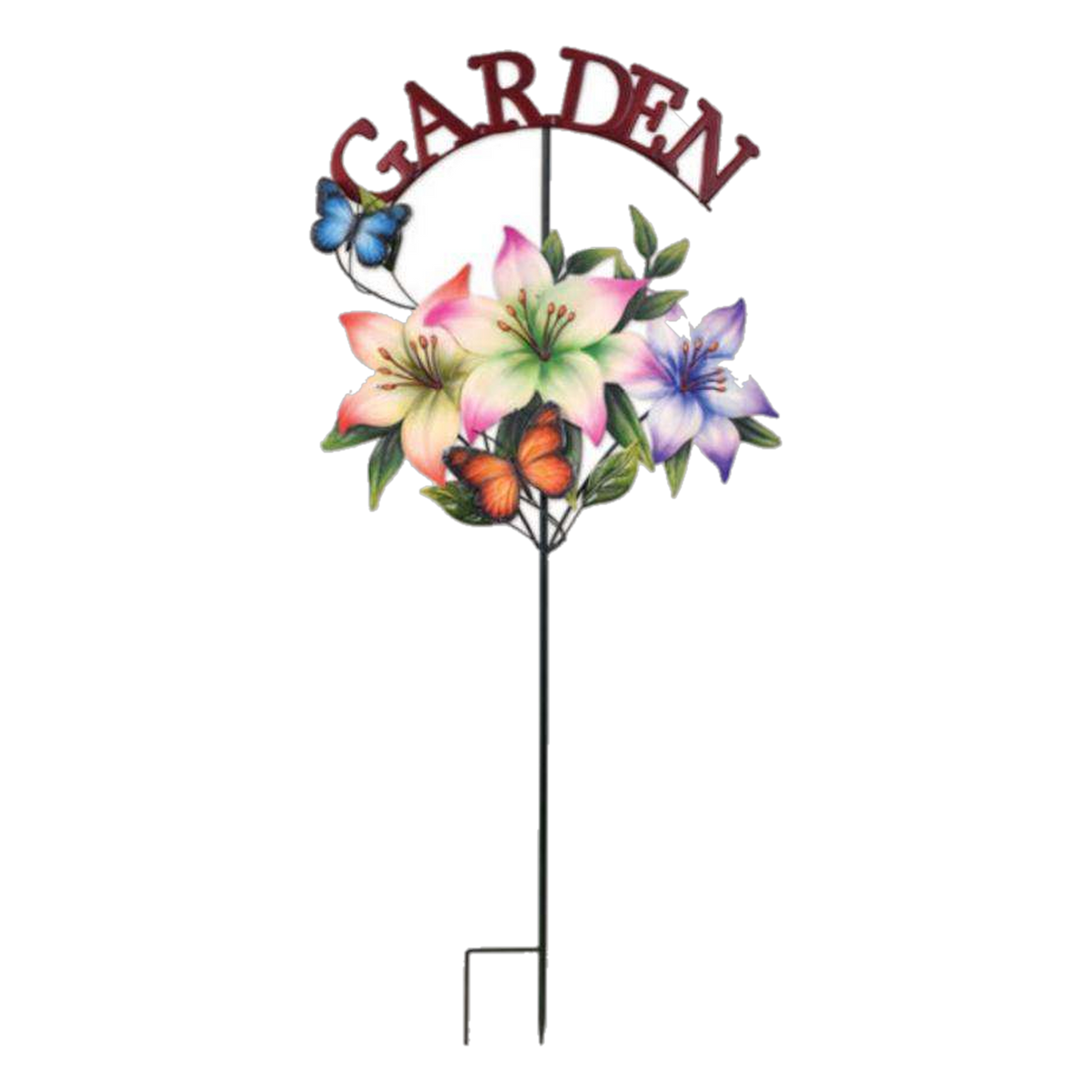 Sunset Vista Designs Garden Party Garden Lily Stake -- packshot on white