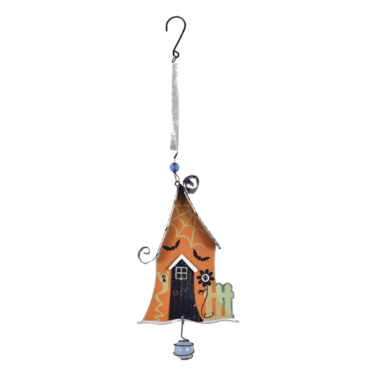 Sunset Vista Designs Orange Haunted House Bouncy -- packshot on white