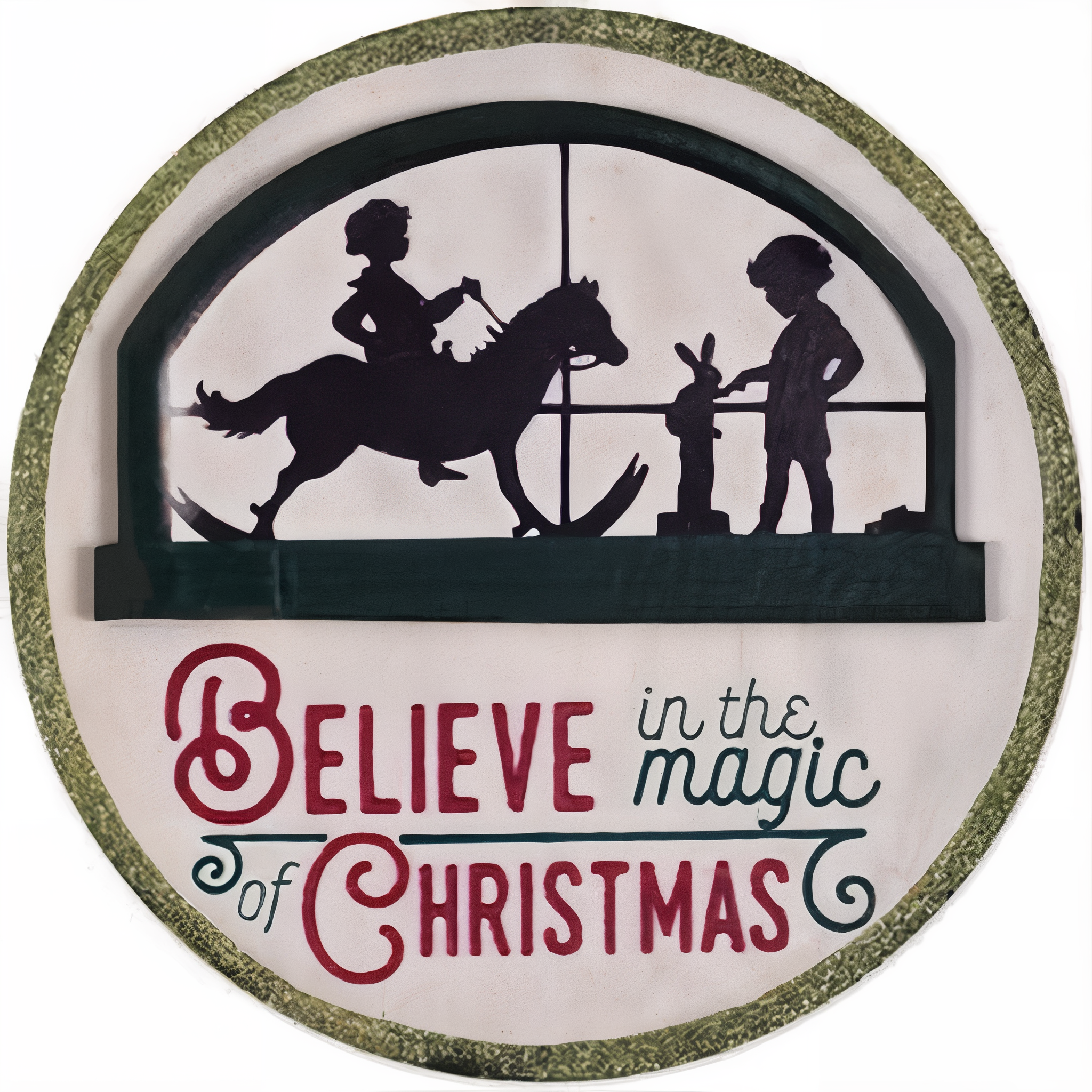 Sunset Vista Designs Believe Ornament