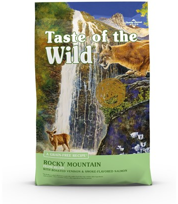 Taste of the Wild Grain-Free Roasted Venison & Smoked Salmon Rocky Mountain Dry Cat Food