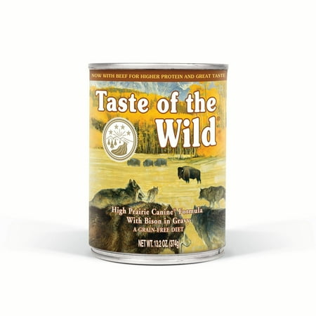 Taste of the Wild High Prairie Grain-Free Wet Canned Dog Food with Roasted Bison & Venison