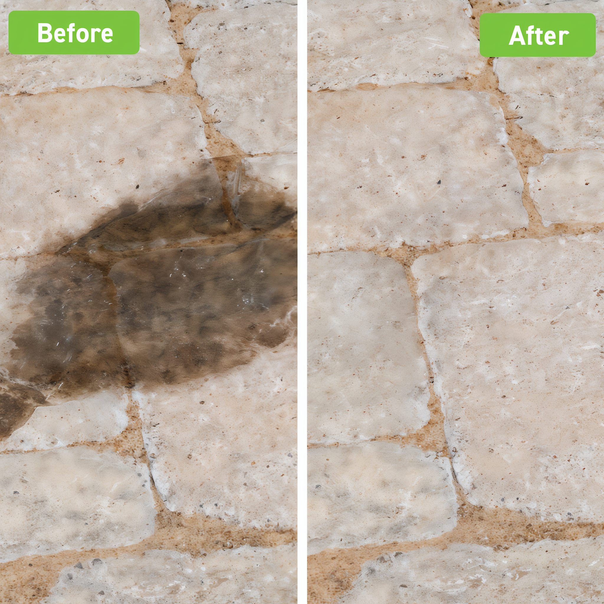 Techniseal Pro-Grade Oil & Grease Stain Remover — front and back package detail showing professional-grade industrial-strength oil and grease lifter formulation