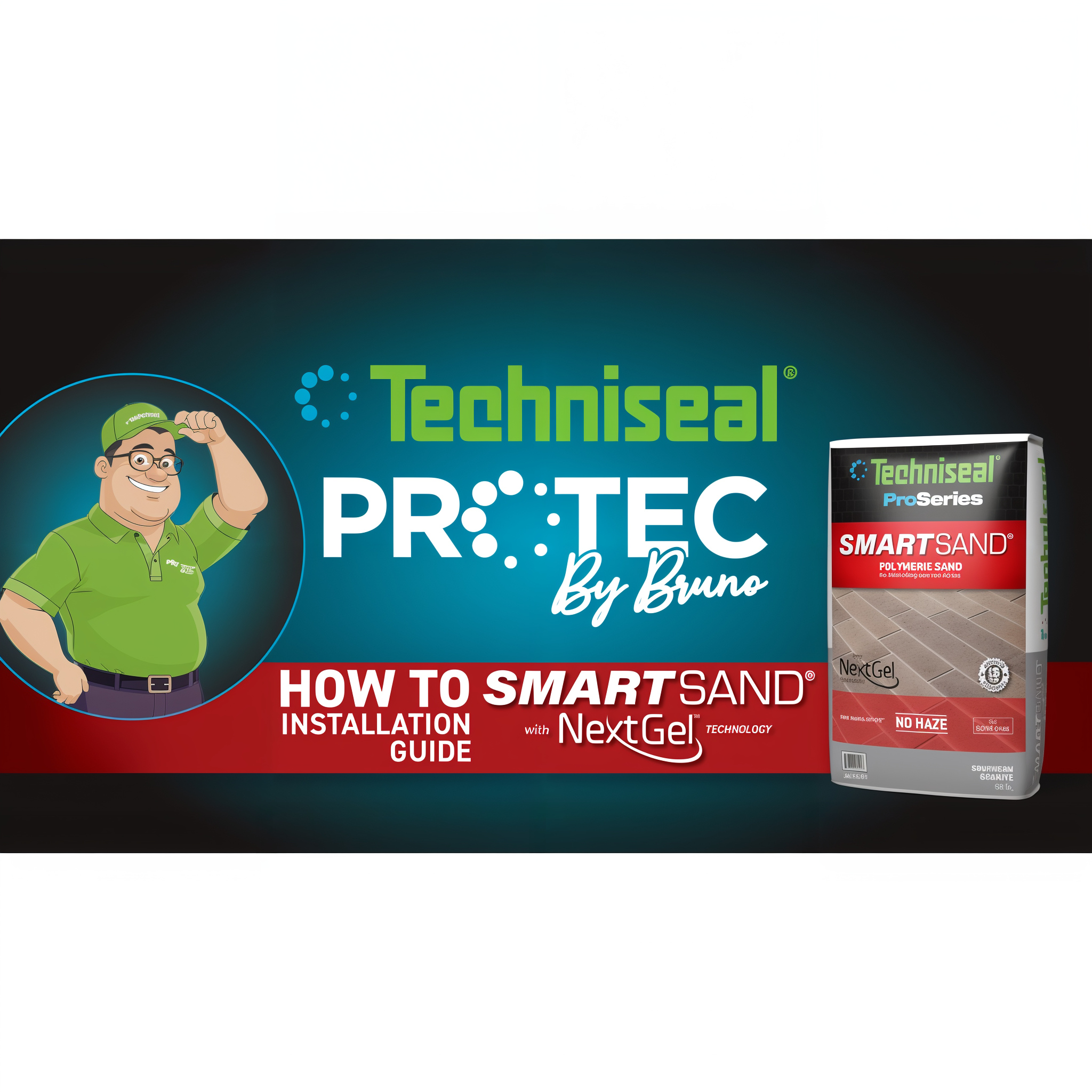 Techniseal SmartSand Jointing Sand — step-by-step installation guide for paver joints