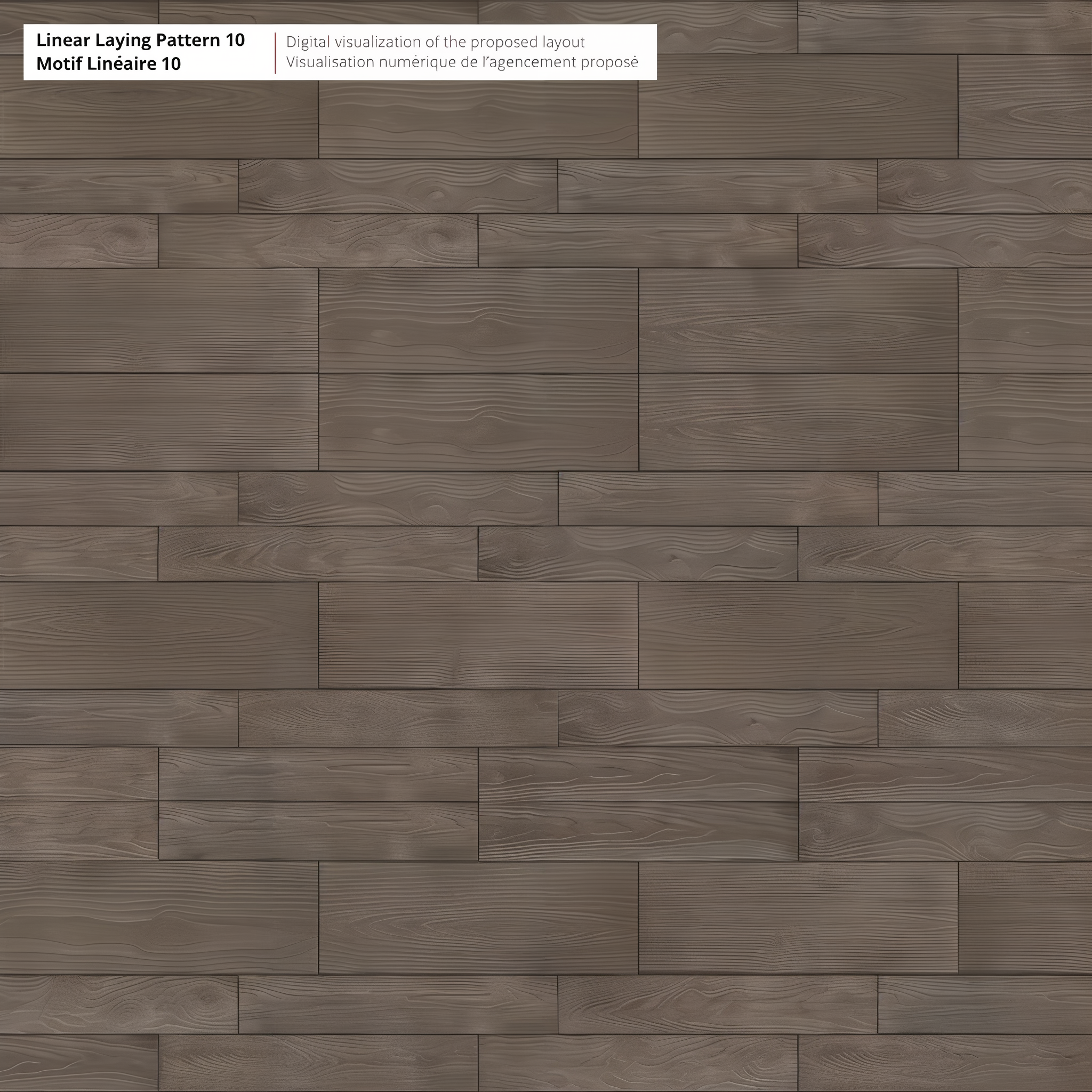 Borealis Slab in Smoked Pine with Klean-Bloc finish, mixed-length walkway, 5 x 30