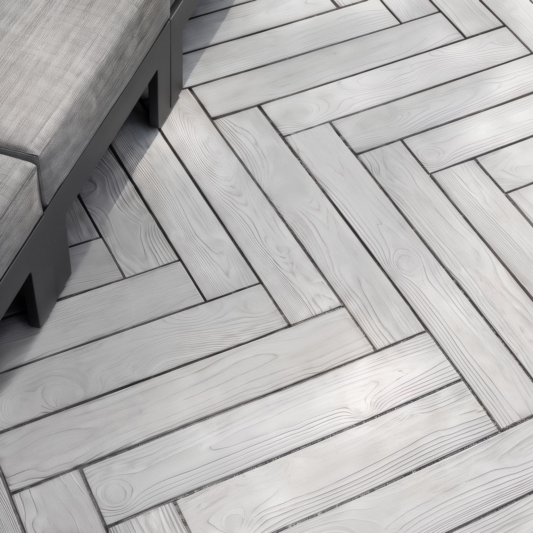 Borealis Riviera paver slabs displayed on the patio floor, 5 x 30