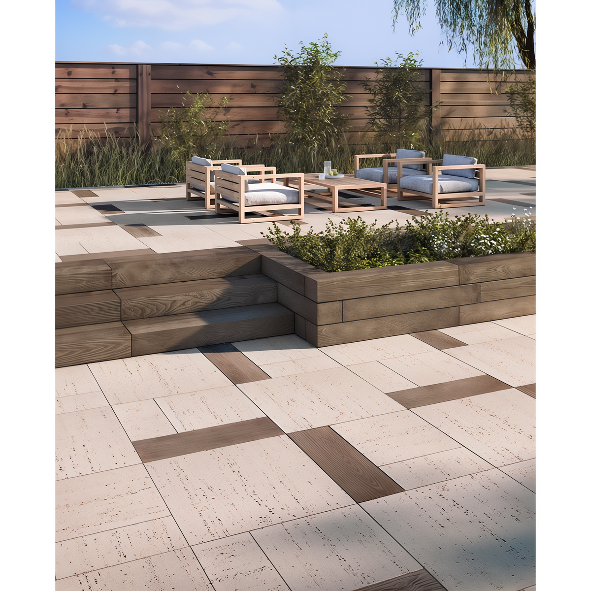 Outdoor steps and stairs Borealis Step marches extérieurs A.