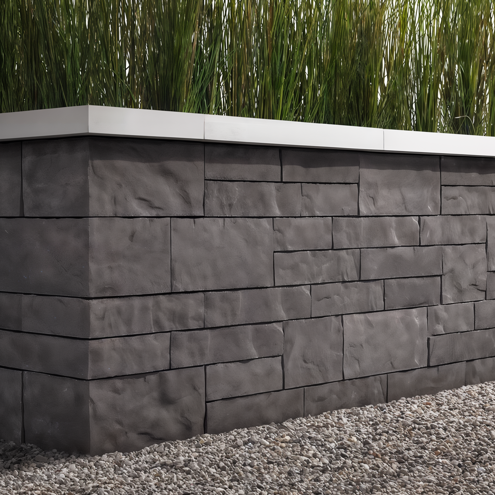 Brandon Wall Onyx Black 180mm pillar block.