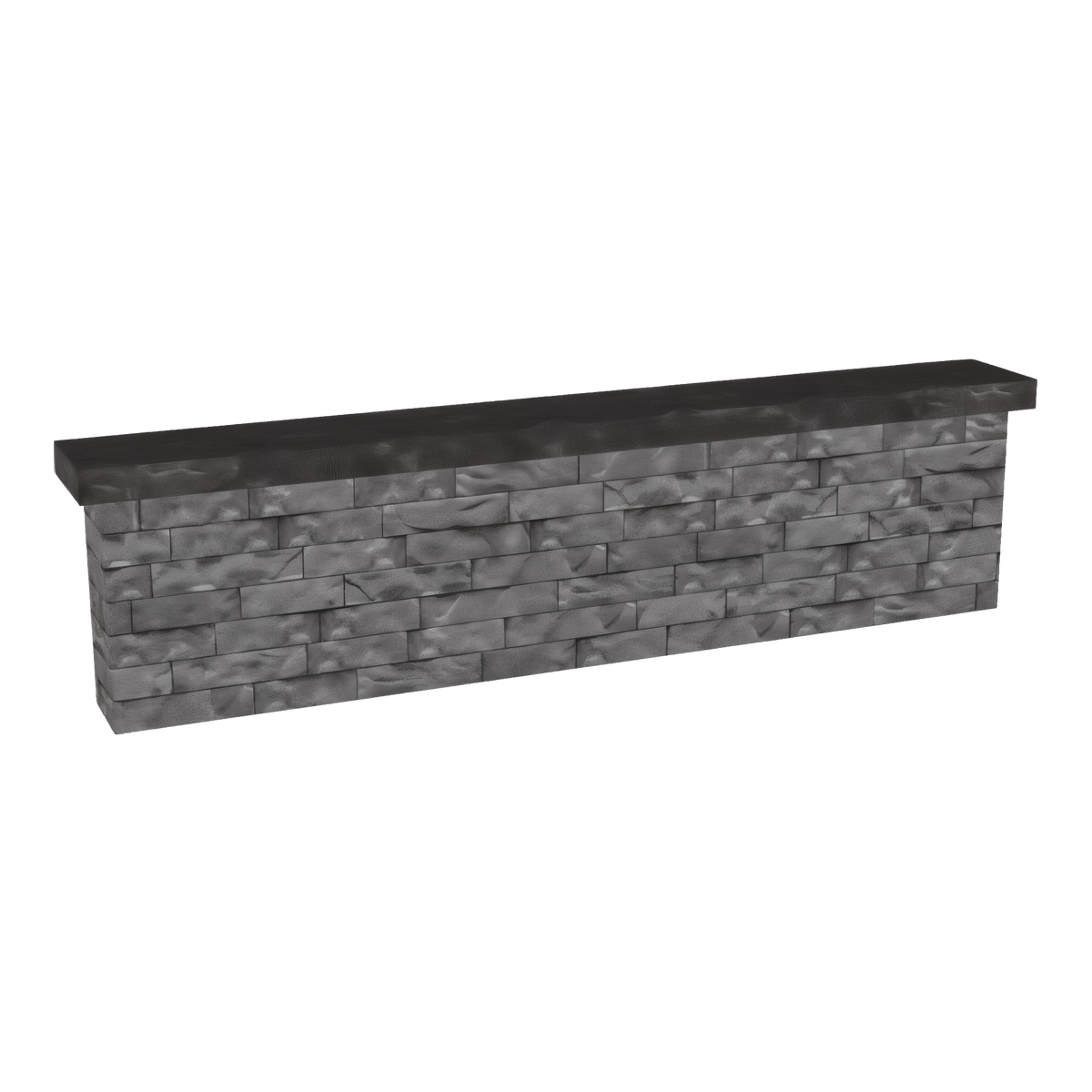 Brandon Wall Onyx Black pillar landscape design.
