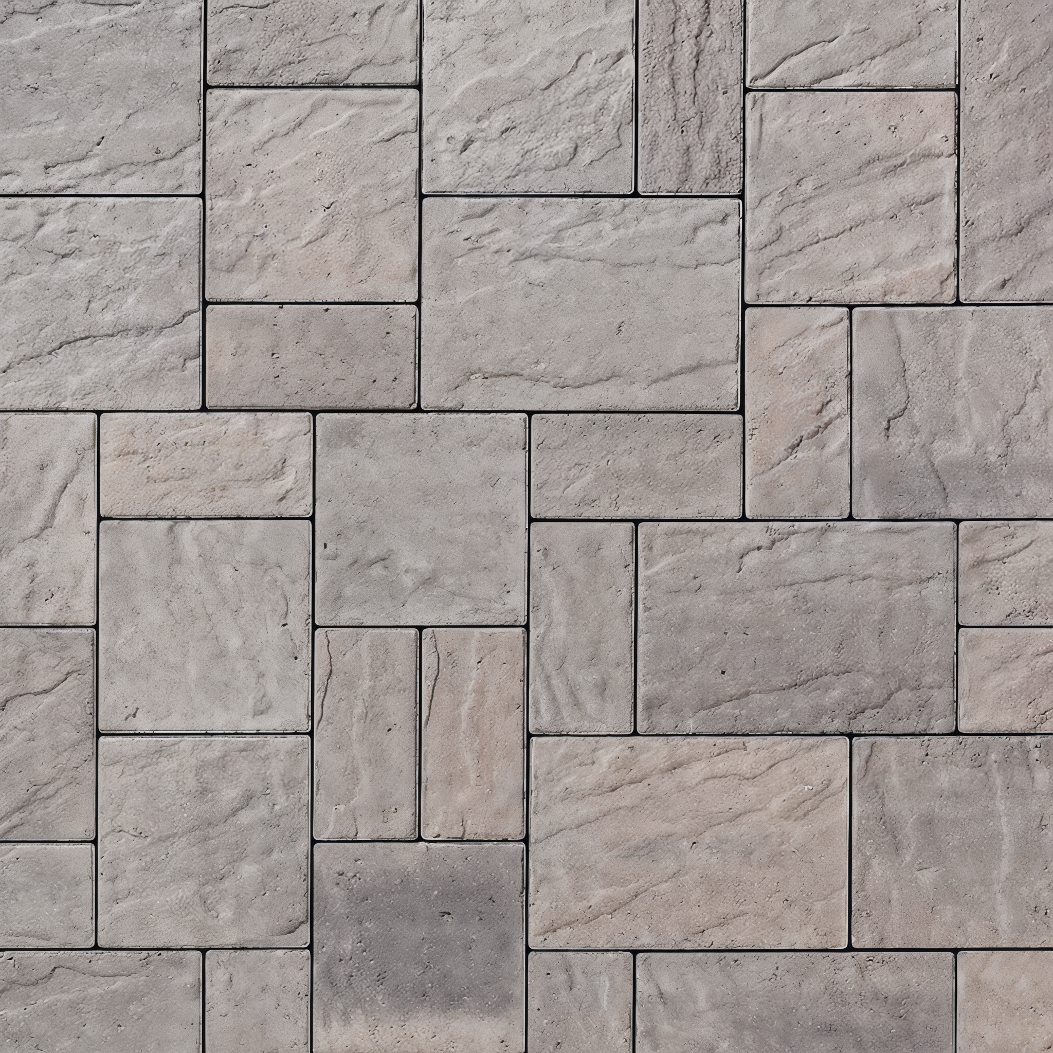 Eva Paver Shale Grey Chestnut Brown Slate modular size #Chestnut Brown / Slate#Modular Size