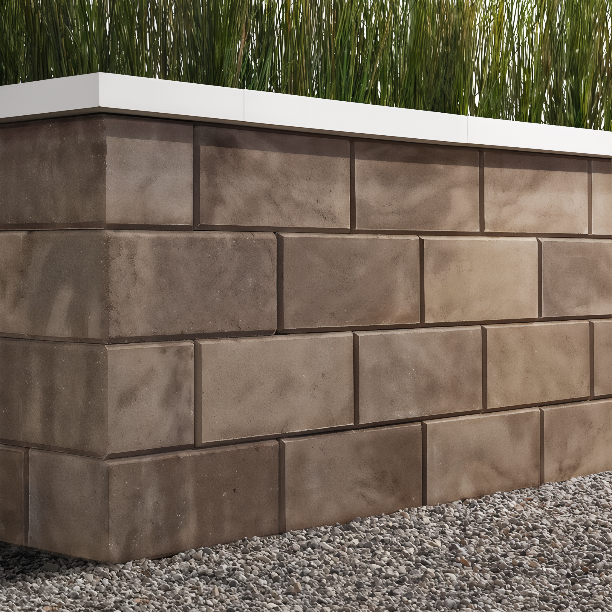 G-Force Wall corner unit in Chestnut Brown with smooth texture.