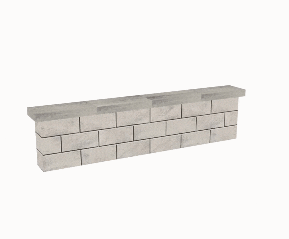 Animated rotating view of the G-Force Wall unit in Shale Grey.