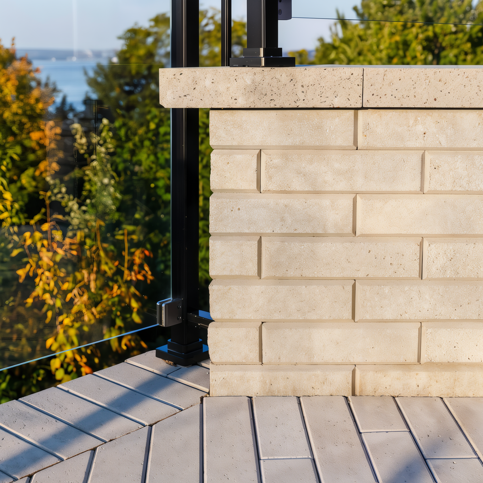 Raffinato Wall retaining wall blocks in polished beige cream, 180mm wall. #Beige Cream / Polished#180 Mm Wall
