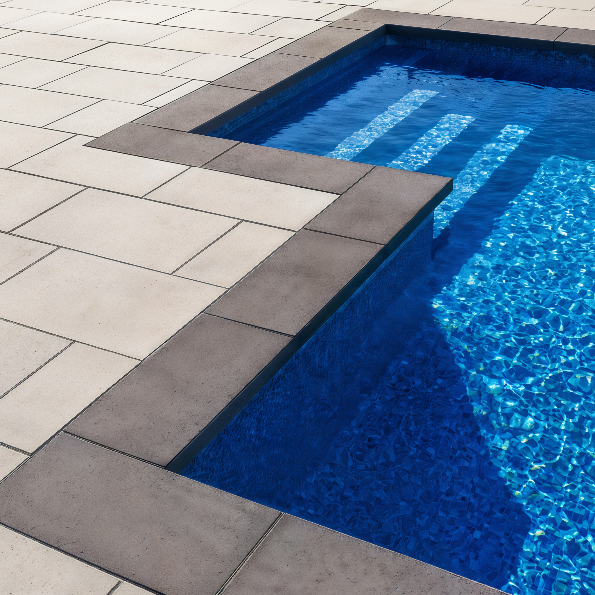 Onyx Black Raffinato Cap with smooth texture for landscape walls.