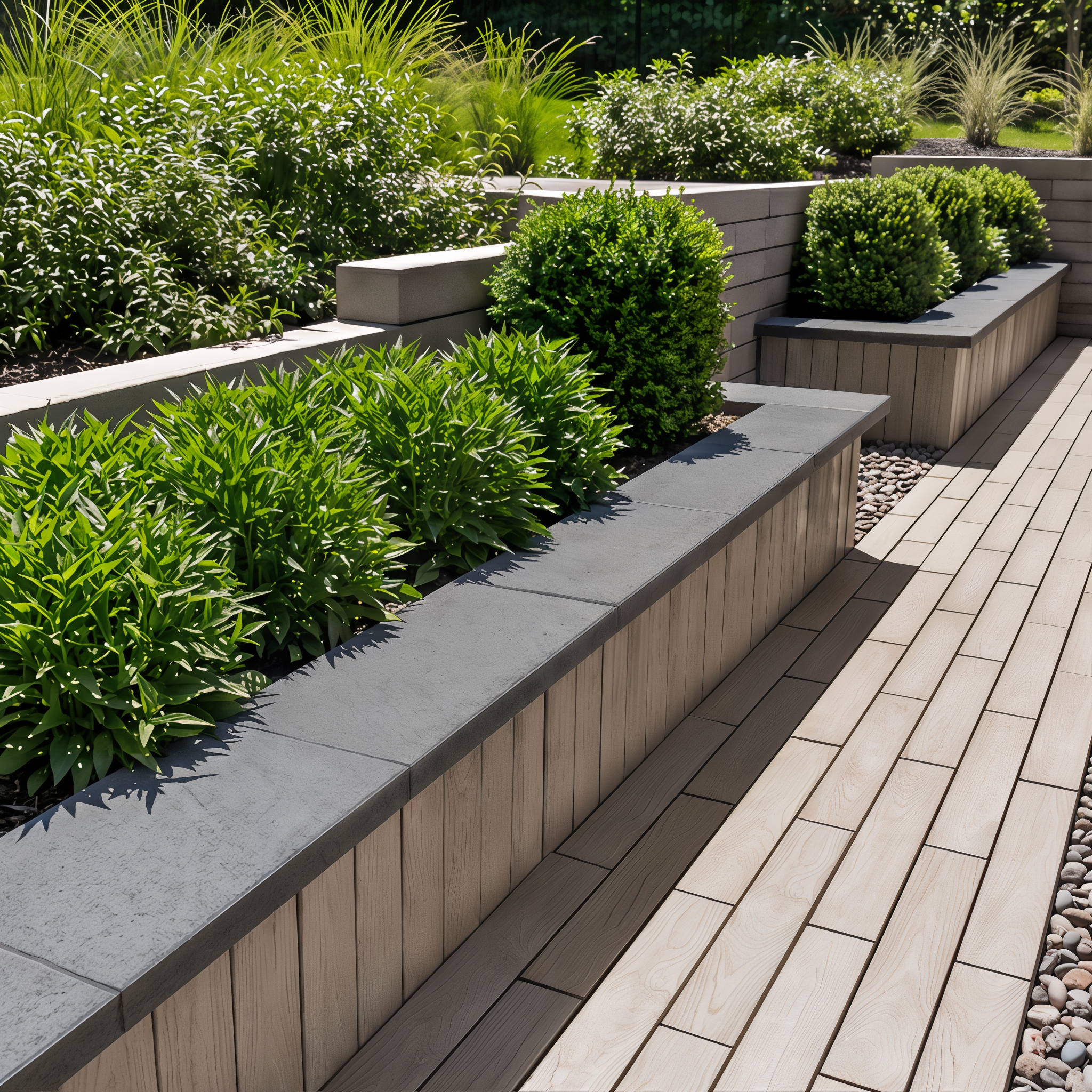 Onyx Black Raffinato Cap, smooth 60mm wall cap in Naperville landscape.