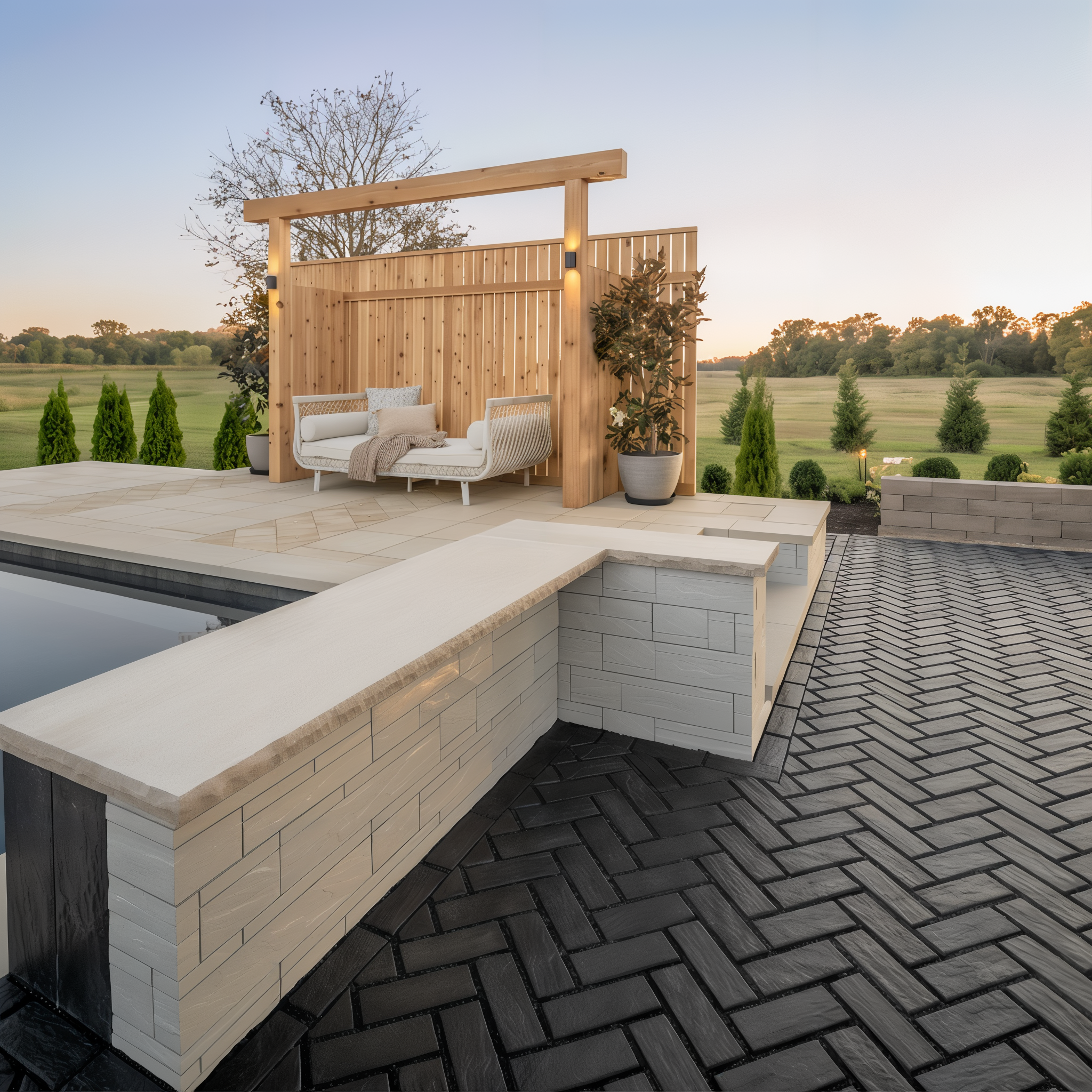 Raffinato Cap in Beige Cream with a smooth texture, wall application.
