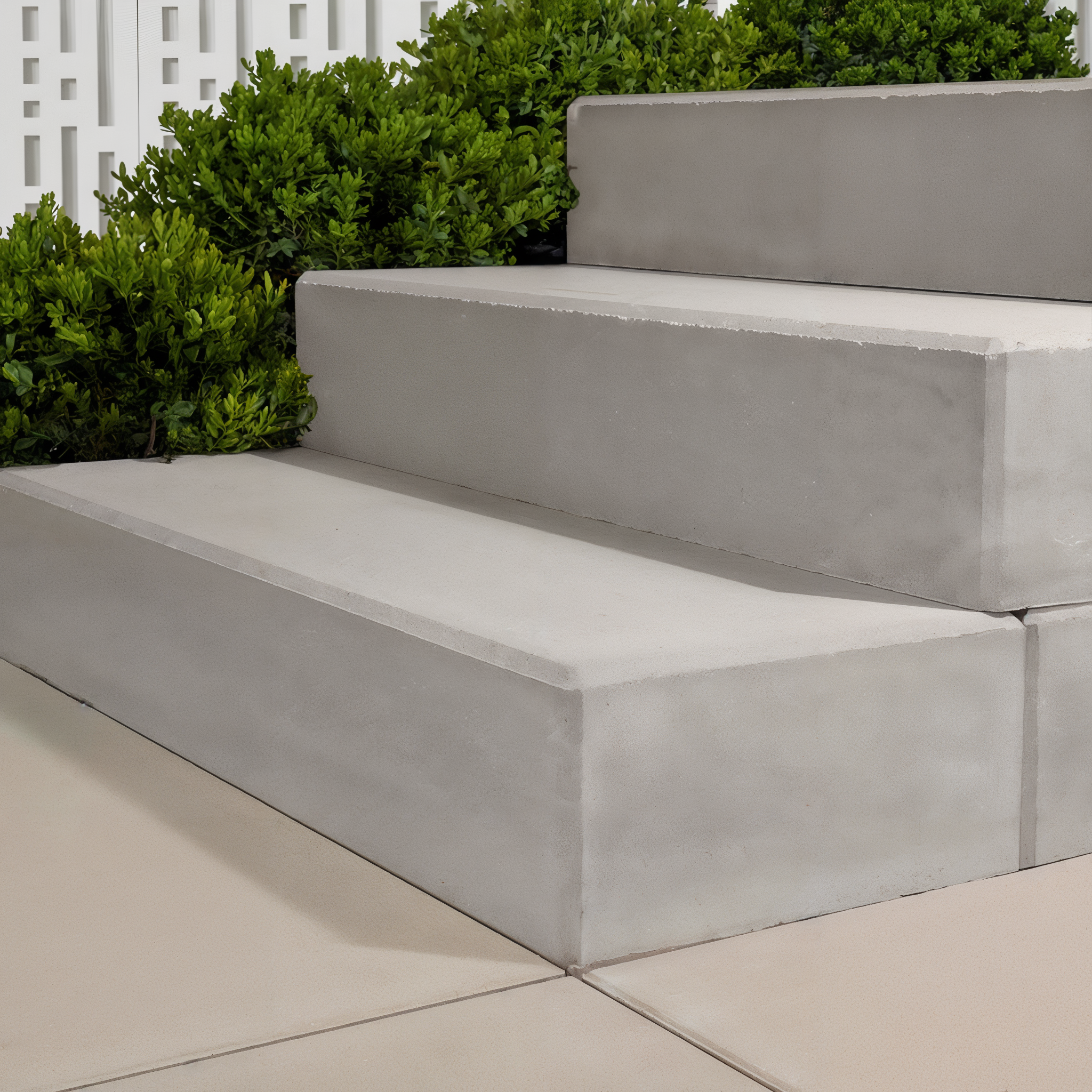 Raffinato Steps in Grey Nickel, Caffe Crema smooth single size.