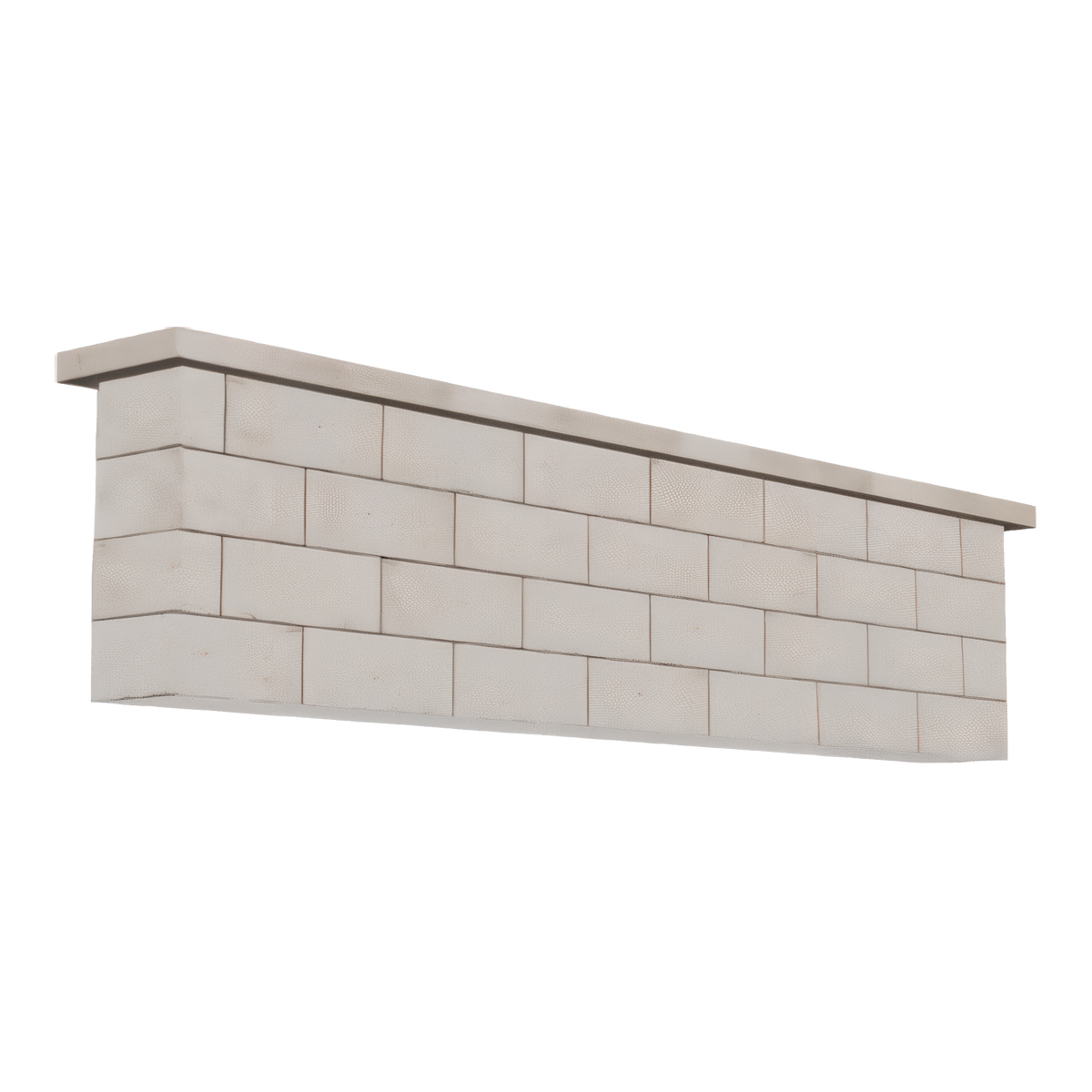 Wall Travertina in Rock Garden Brown, Rock Garden Brown Brushed Travertine corner and pillar