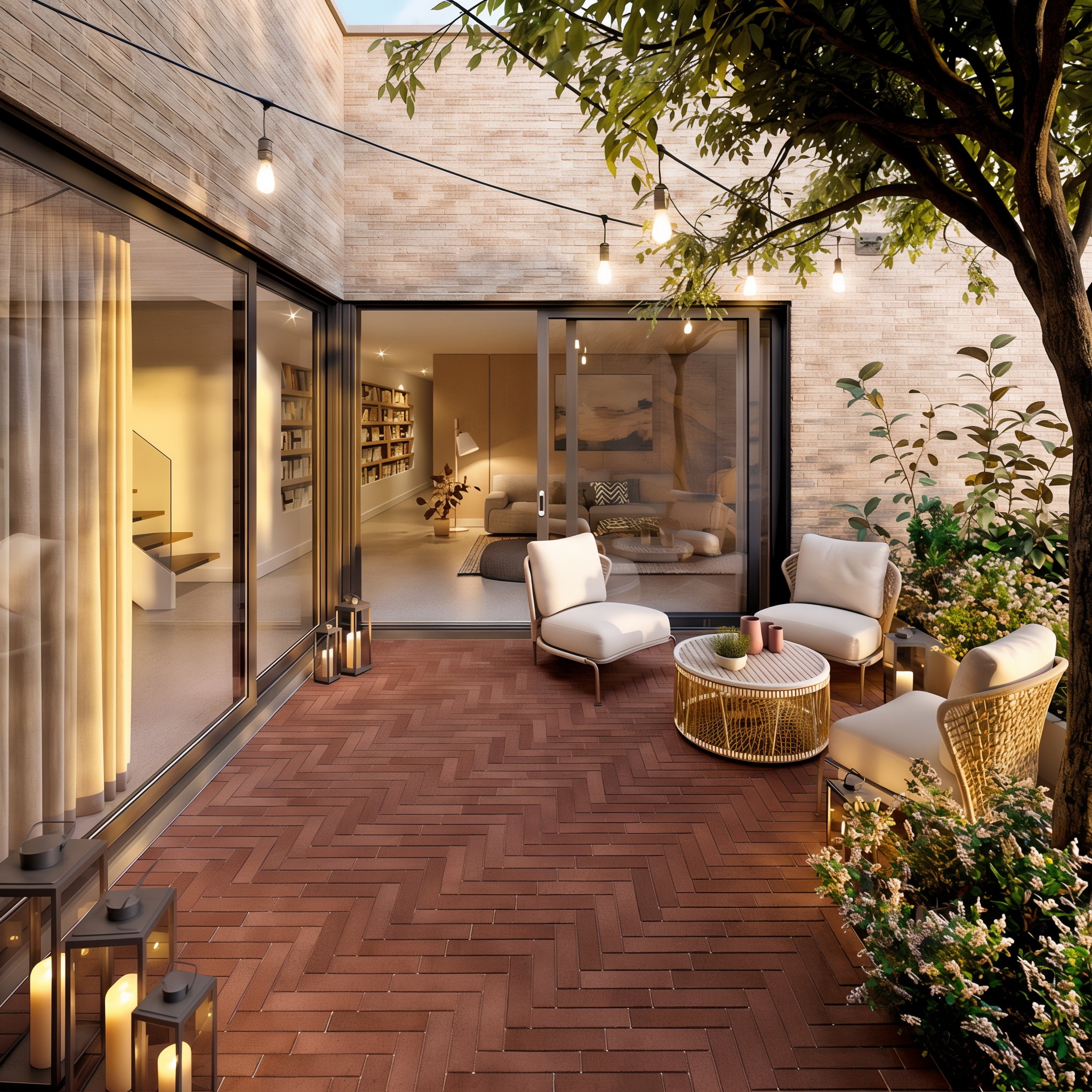 Westmount Merlot HD² Smooth paver outdoor patio; Chestnut Brown Single Size.