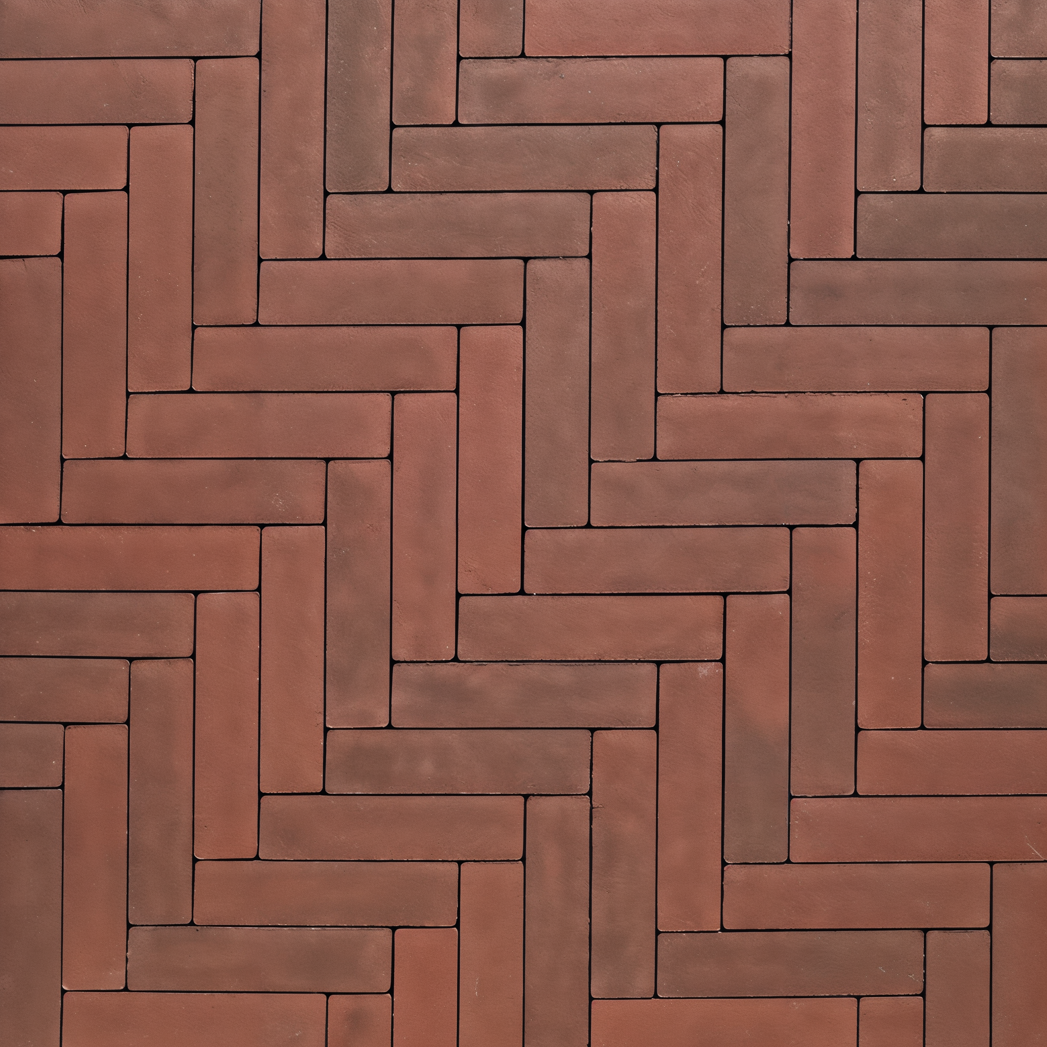 Westmount Merlot HD² Smooth paver close-up; Chestnut Brown Single Size.