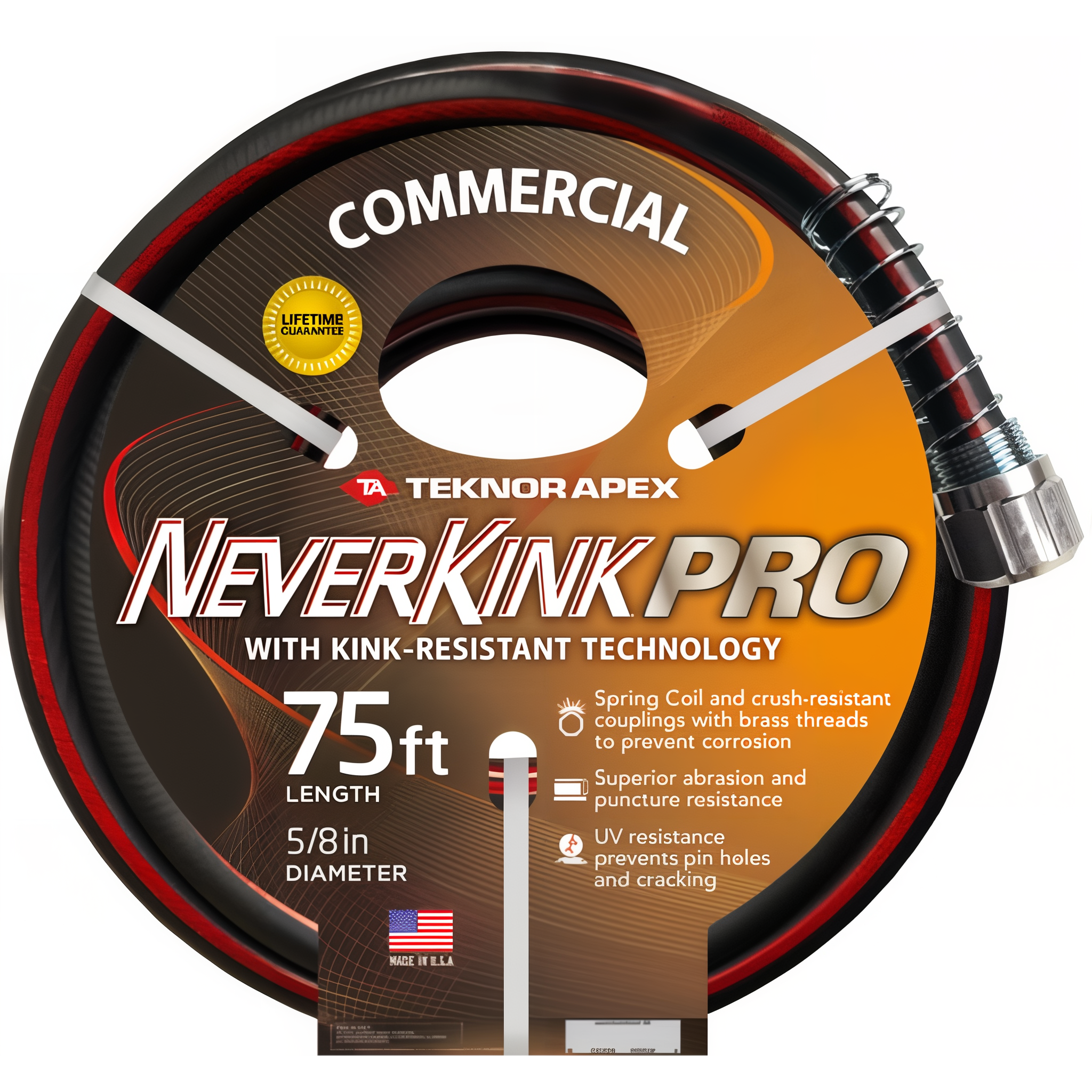 Never Kink Pro Heavy Duty Contractor Grade Garden Hose