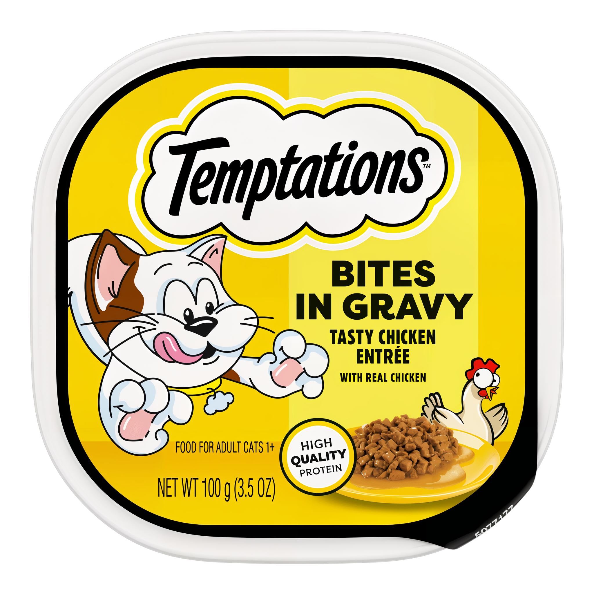Temptations Bites in Gravy Tasty Chicken Flavor Wet Cat Food 3.5 OZ pack #3.5 OZ