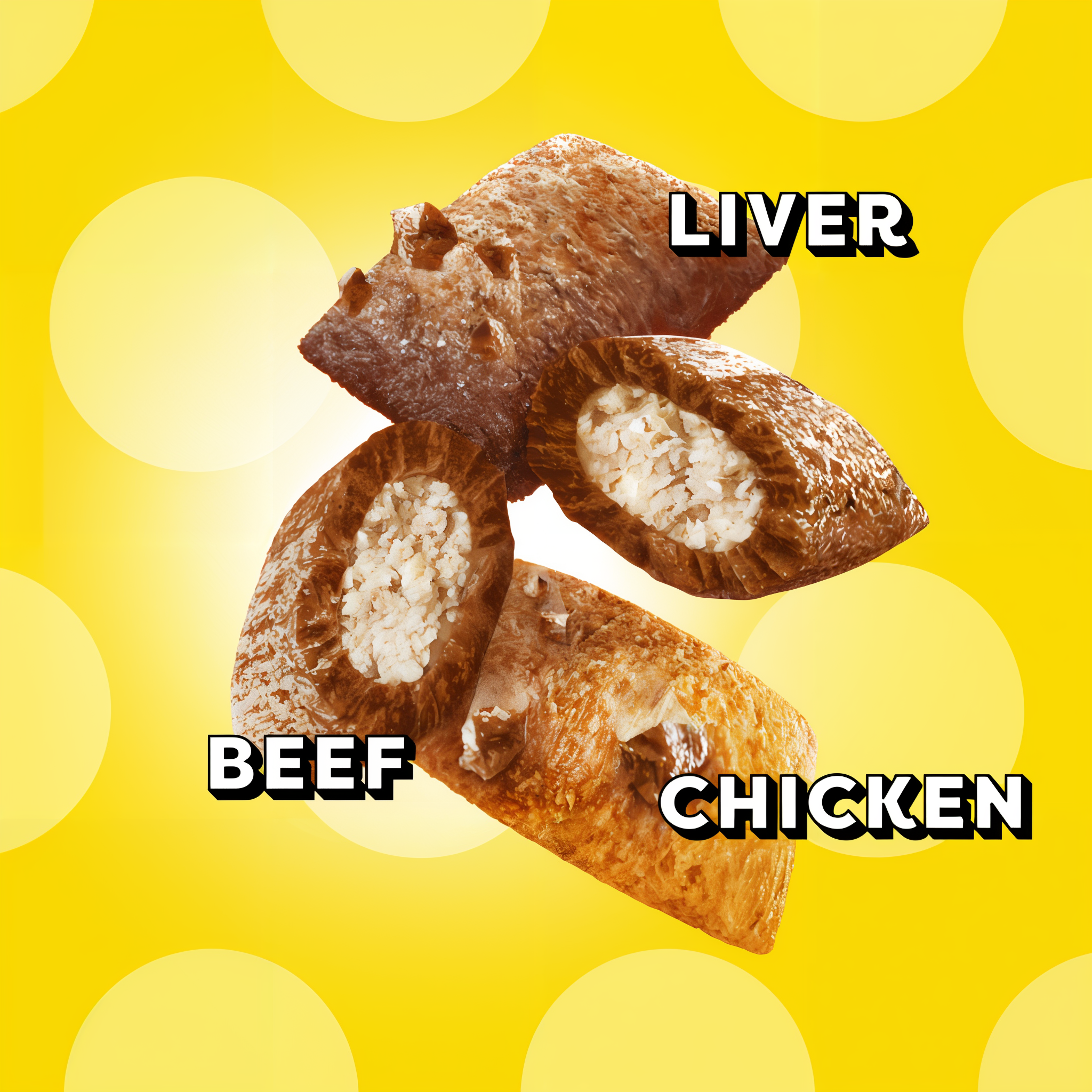 Temptations MixUps Backyard Cookout Crunchy and Soft Cat Treats chicken liver and beef flavors