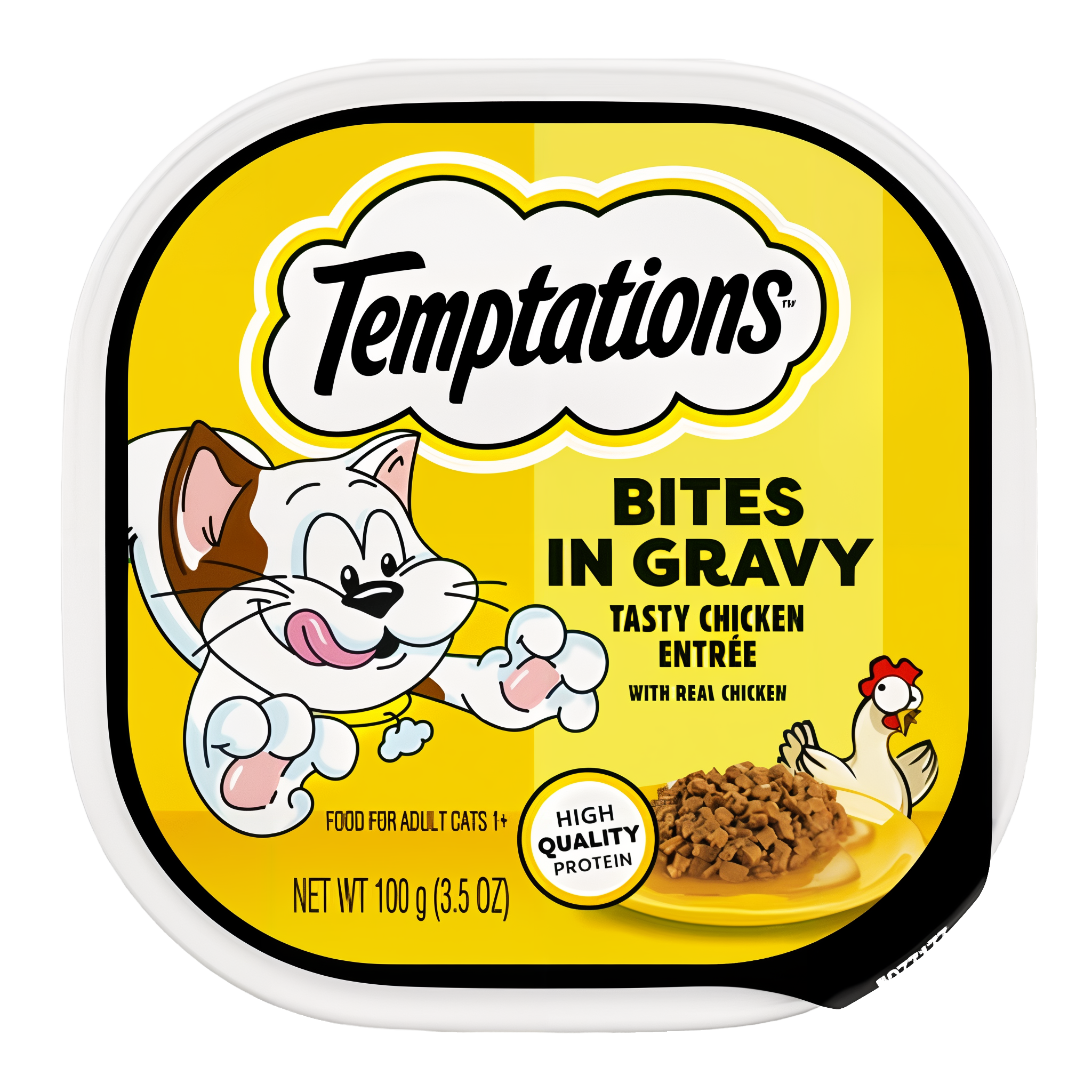 Temptations Bites in Gravy Chicken Flavor Wet Cat Food