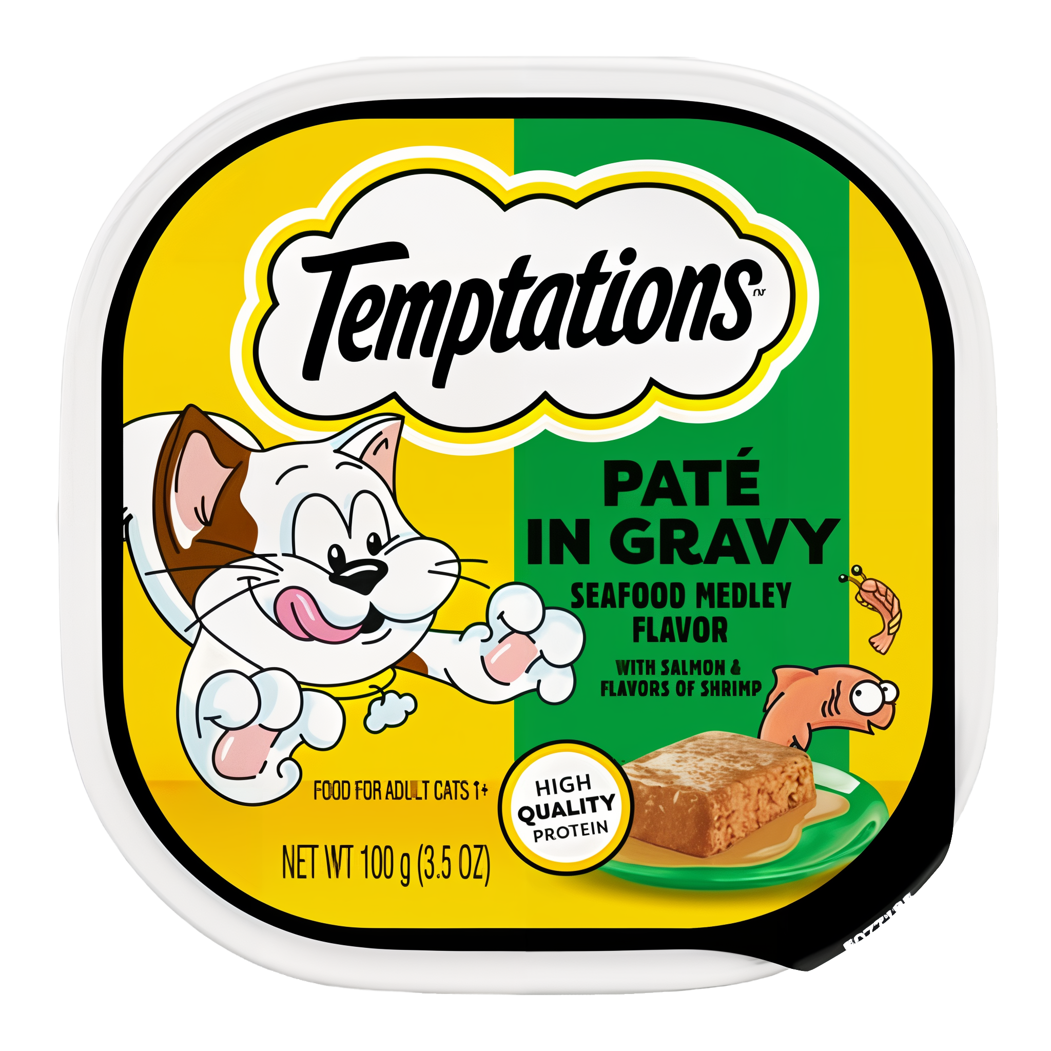 Temptations Pate in Gravy Seafood Flavor Wet Cat Food