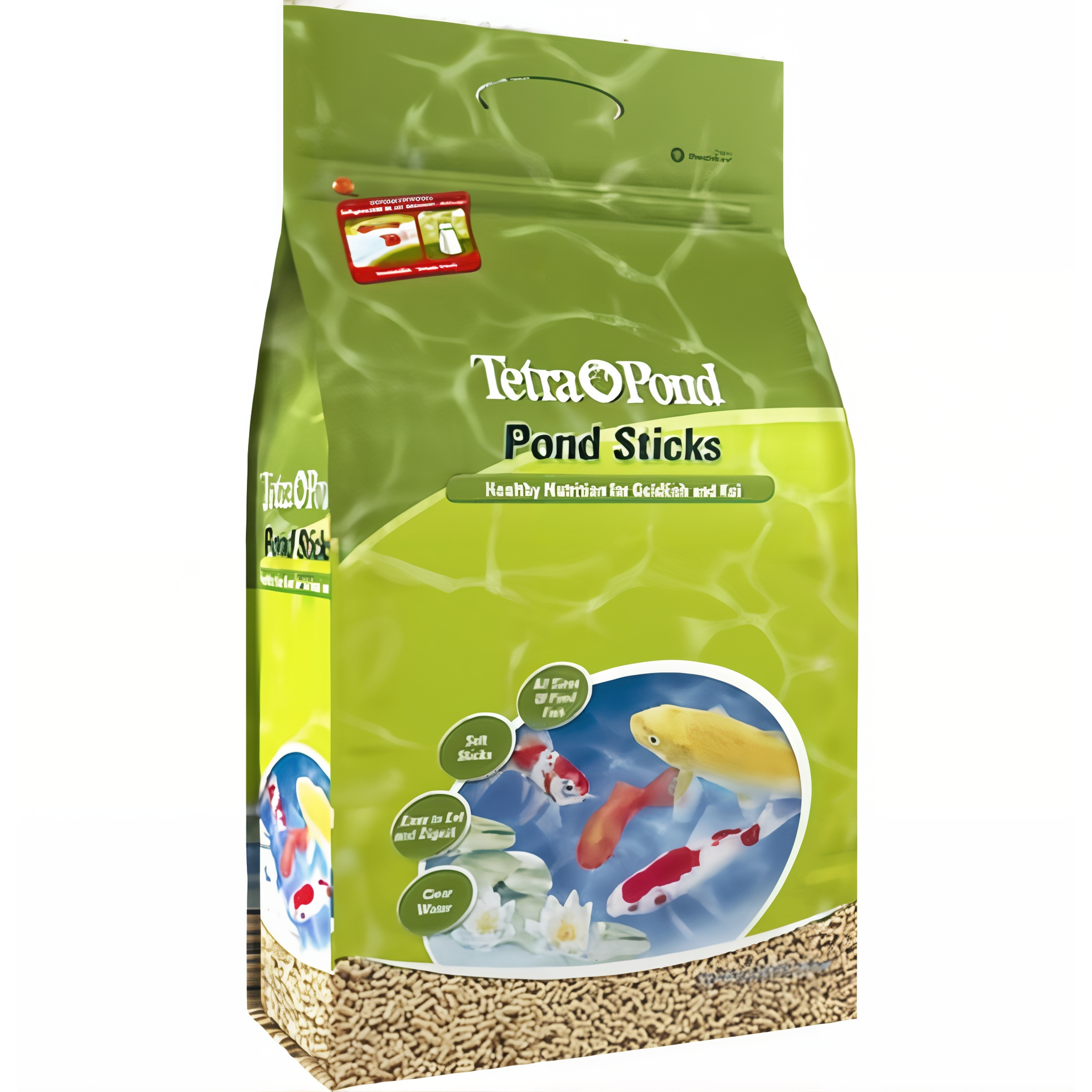 TetraPond Pond Sticks fish food for goldfish and koi, 3.7 lb size #3.7 lb