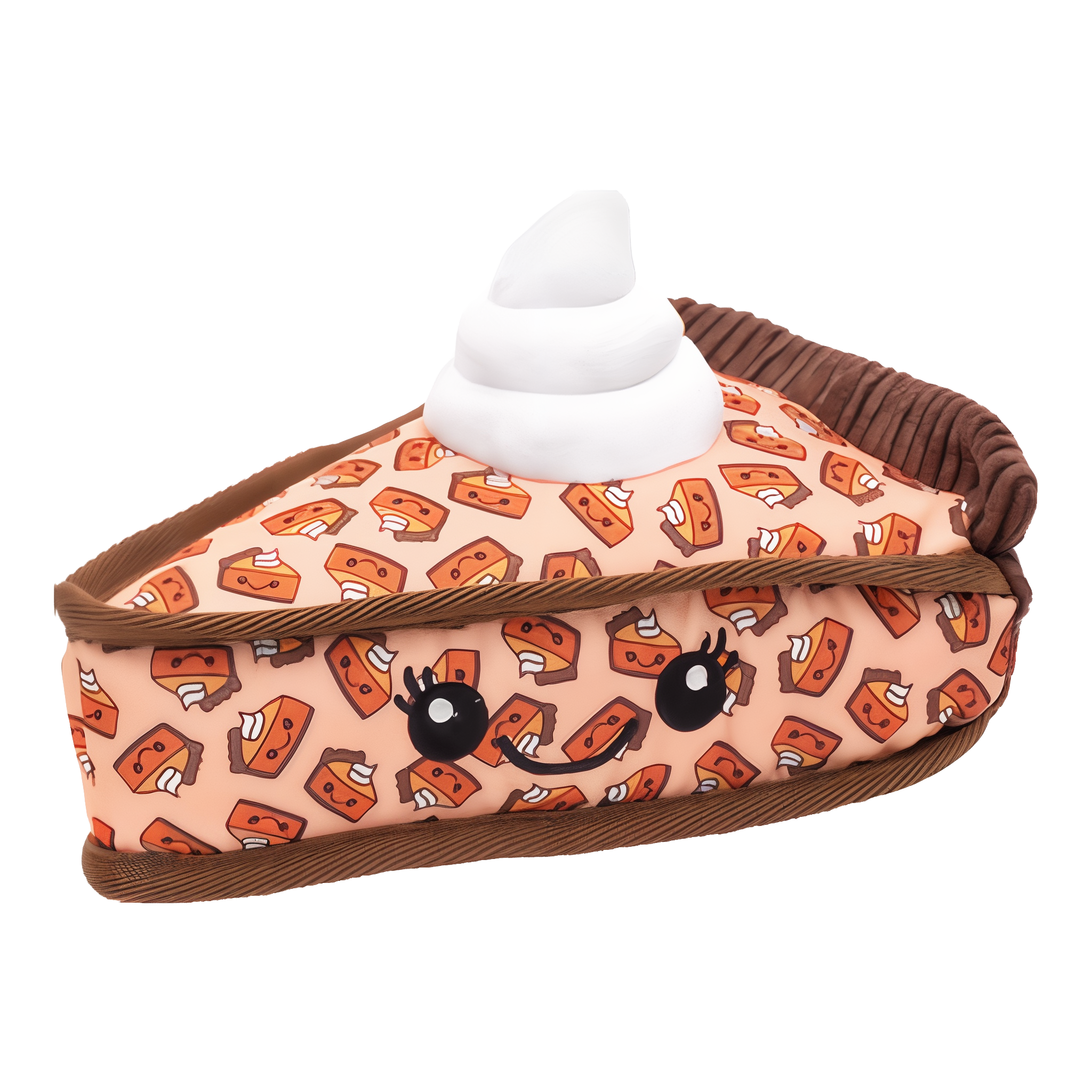 Large pumpkin pie dog toy for dogs, a seasonal treat. #Large