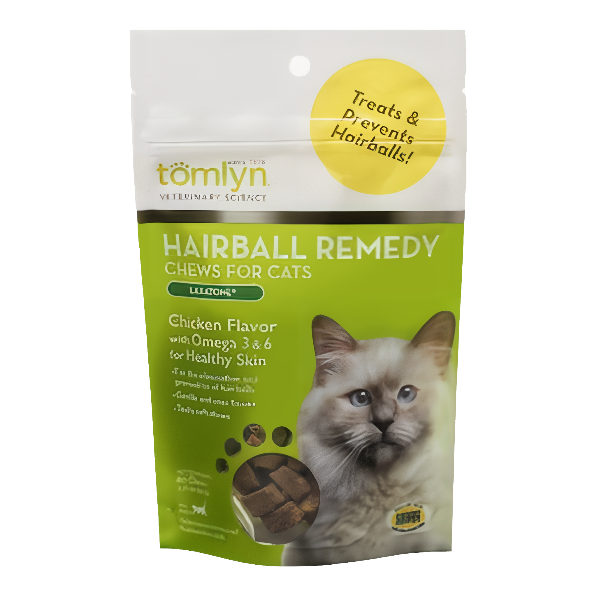 Tomlyn Laxatone Hairball Remedy Chews for Cats