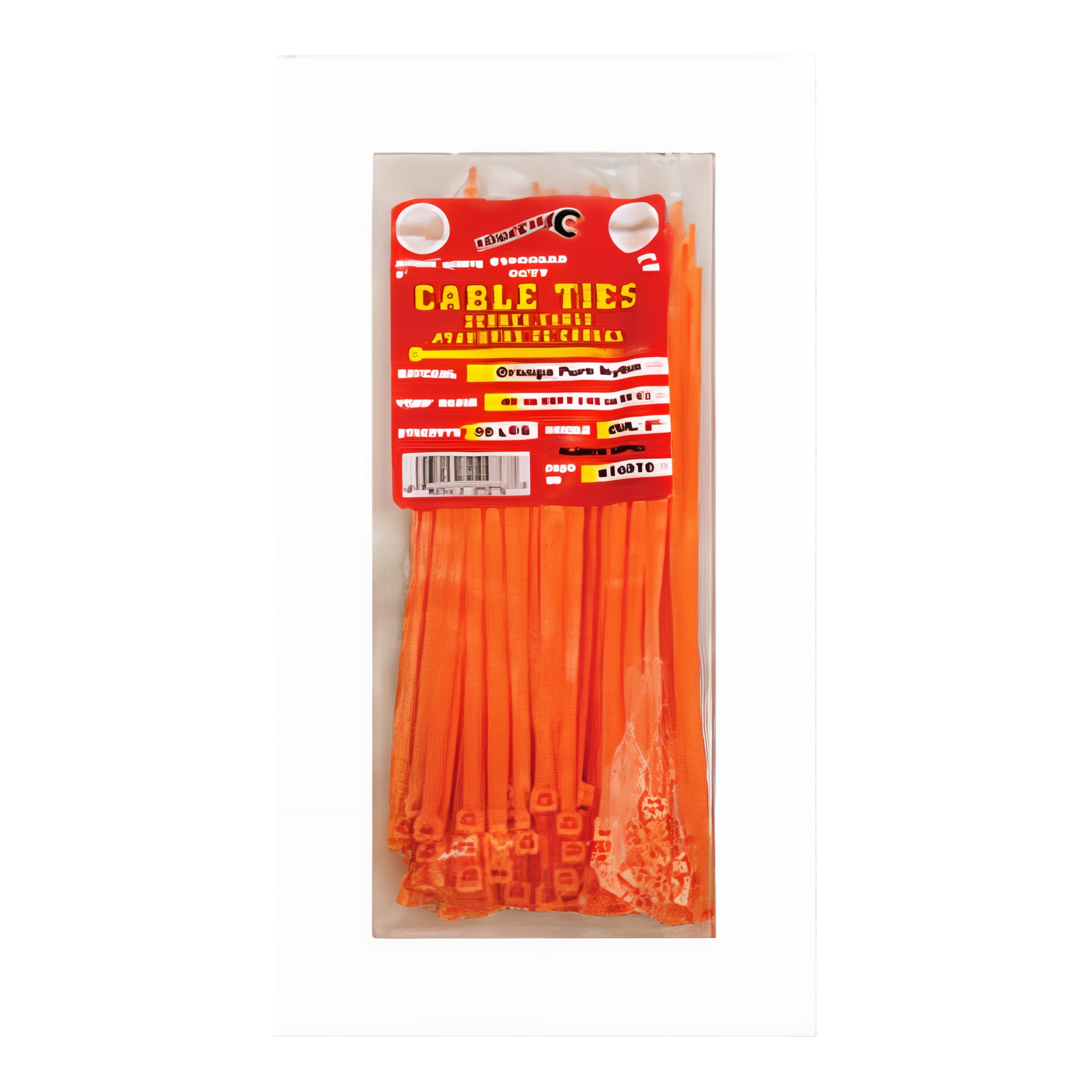 Tool City 8 in. L Orange Cable Tie