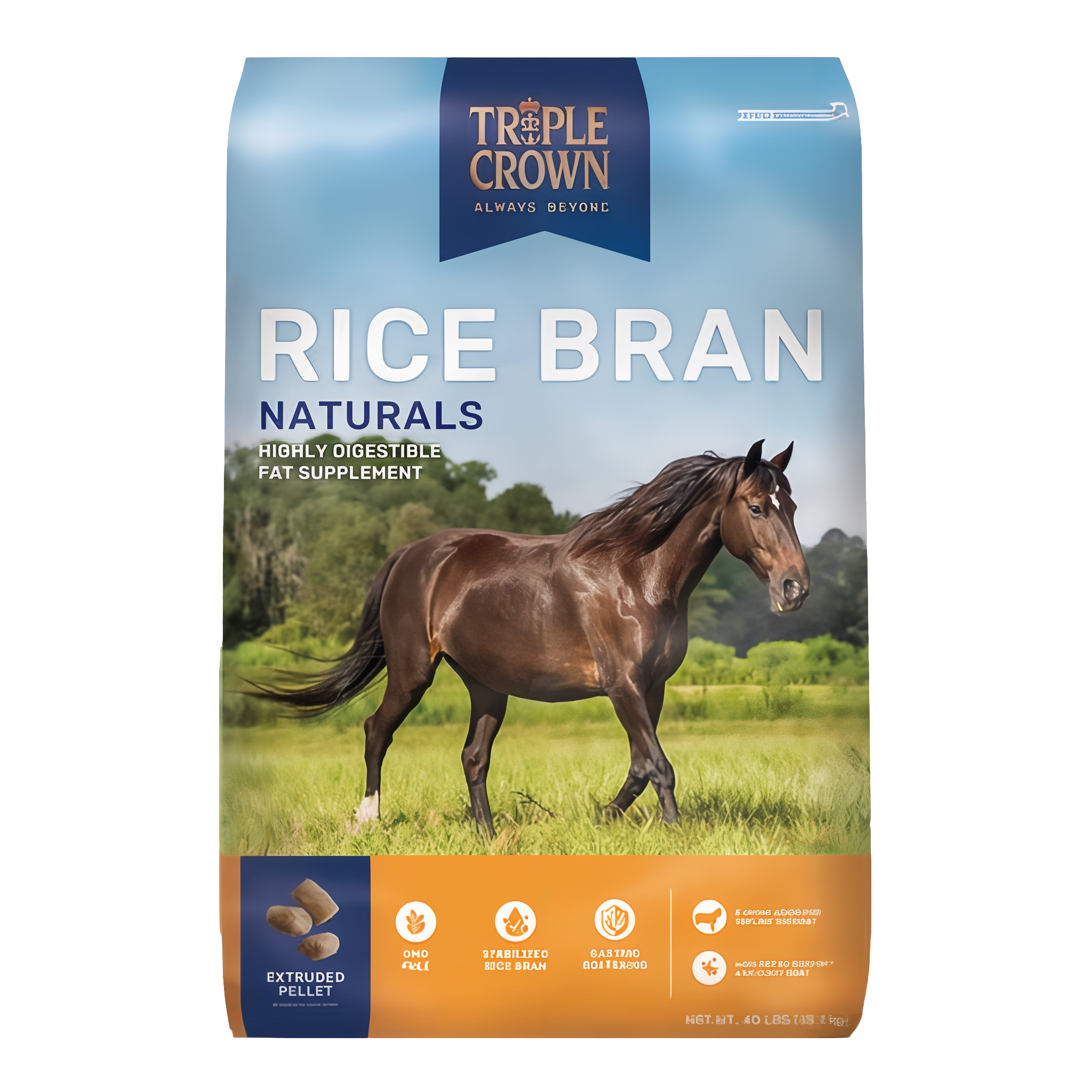 Triple Crown Naturals Rice Bran Feed