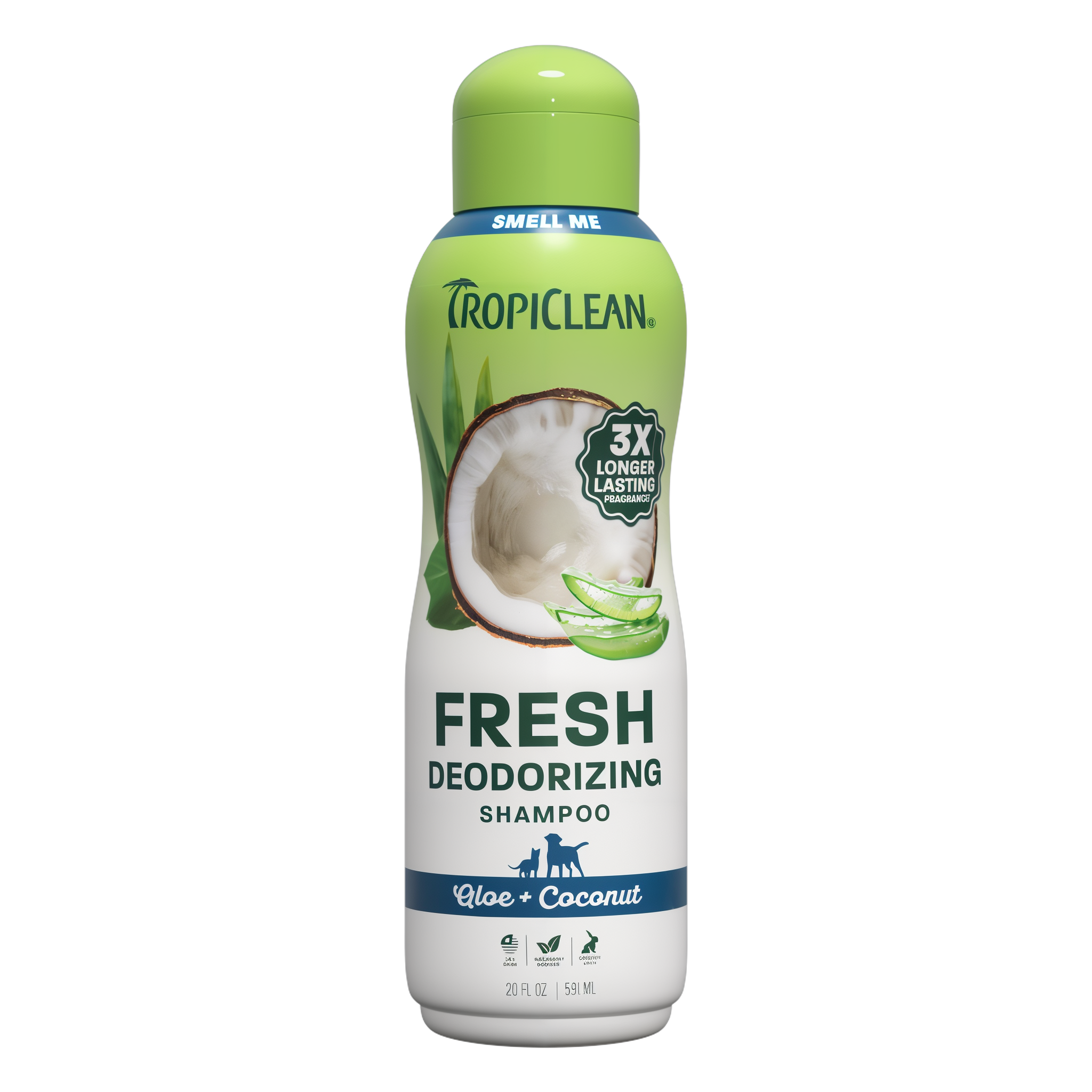 TropiClean deodorizing shampoo front