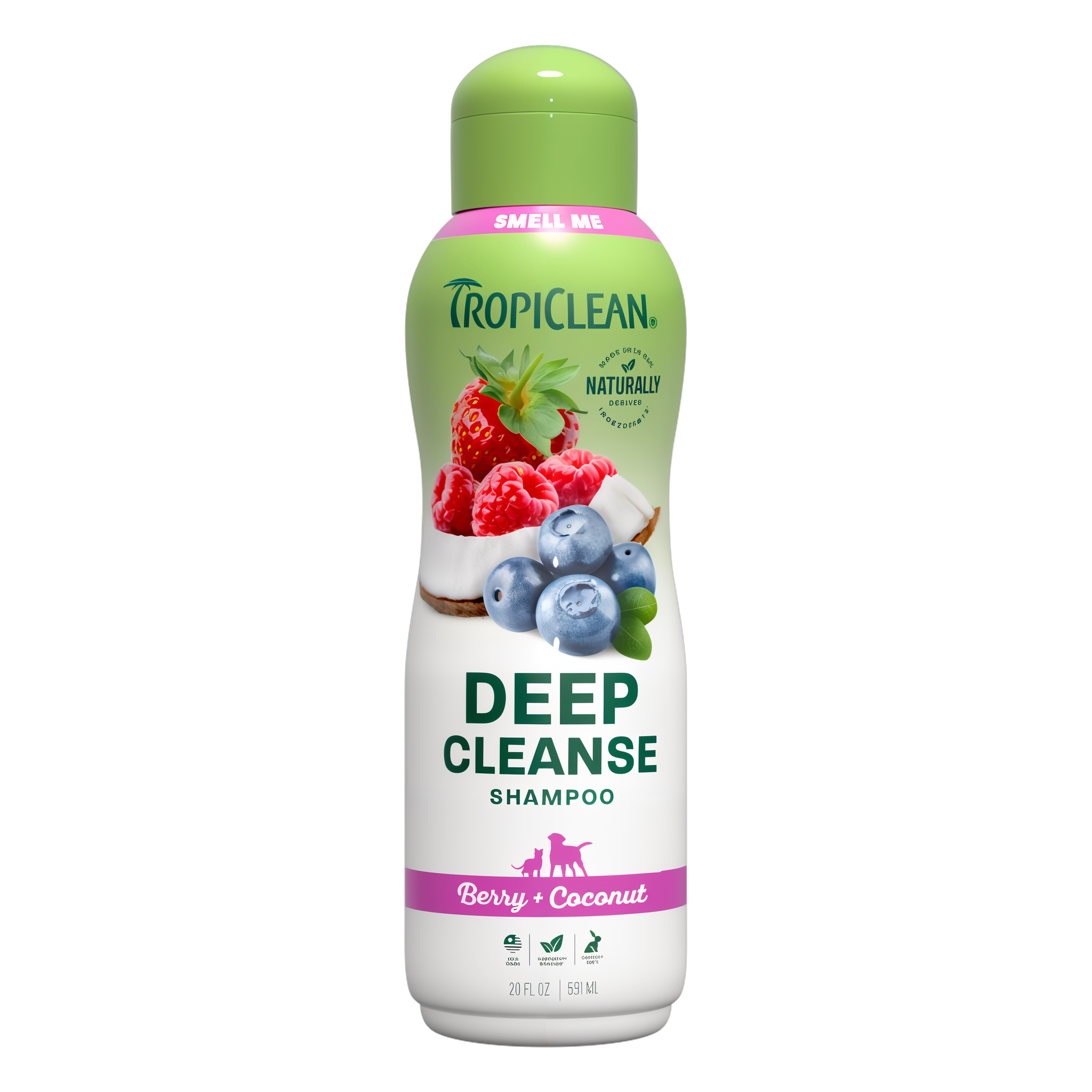 TropiClean berry shampoo bottle front