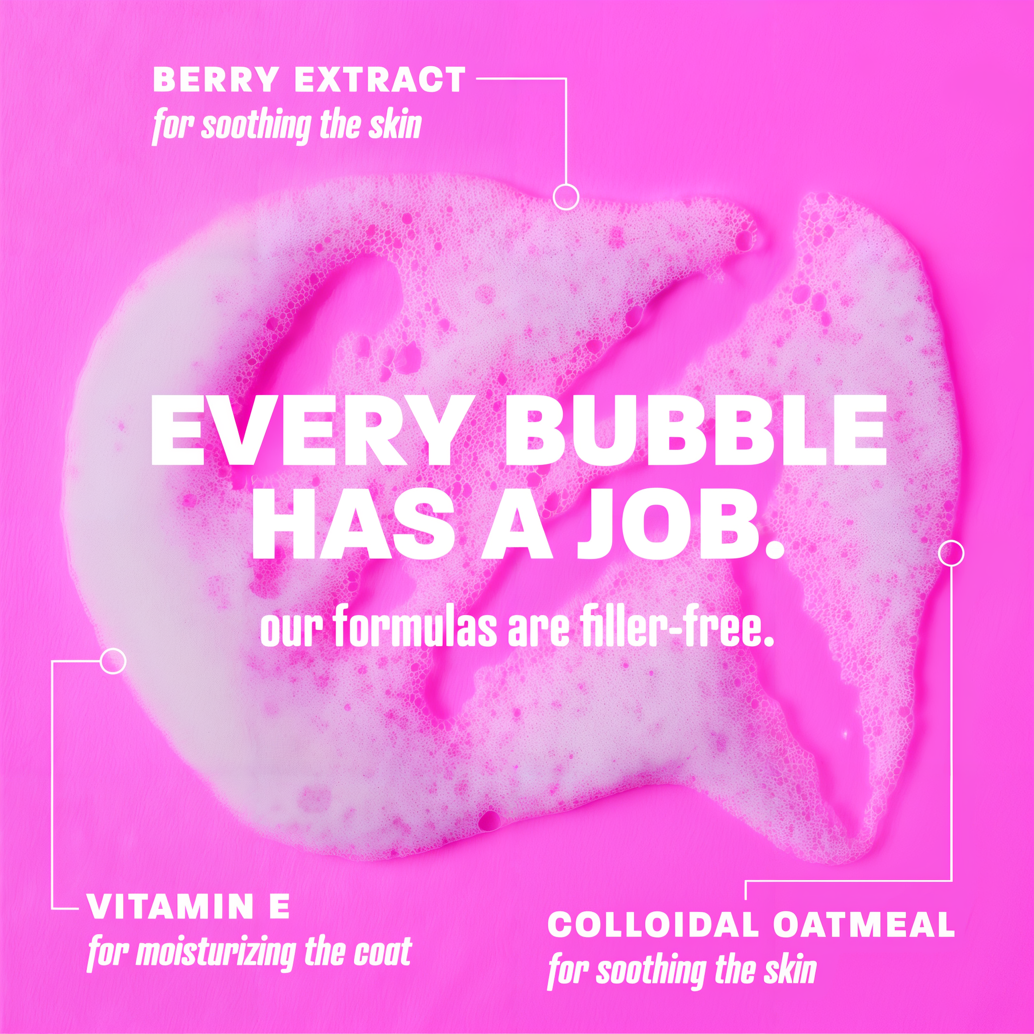 Every bubble has a job.