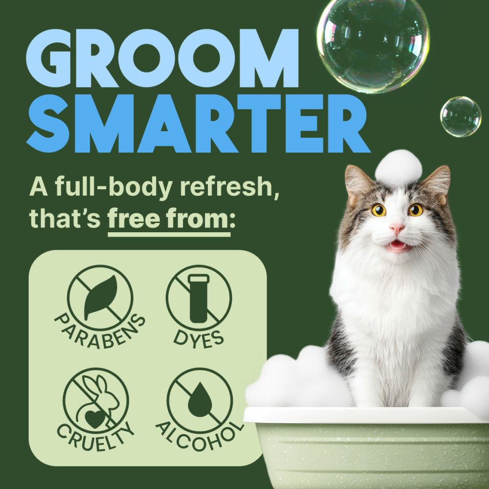 Groom smarter: a full-body refresh free from parabens, dyes, alcohol, and cruelty