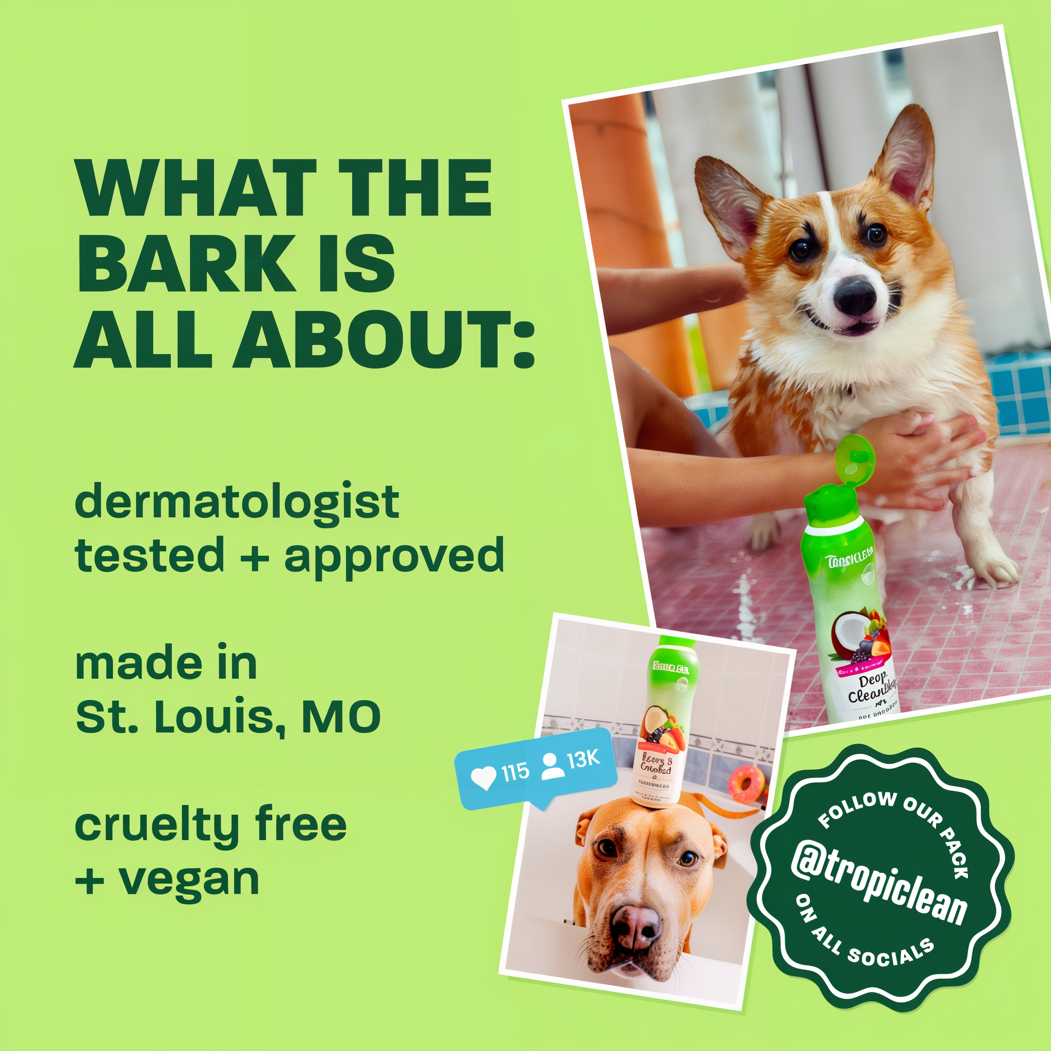 What the bark is all about - TropiClean grooming