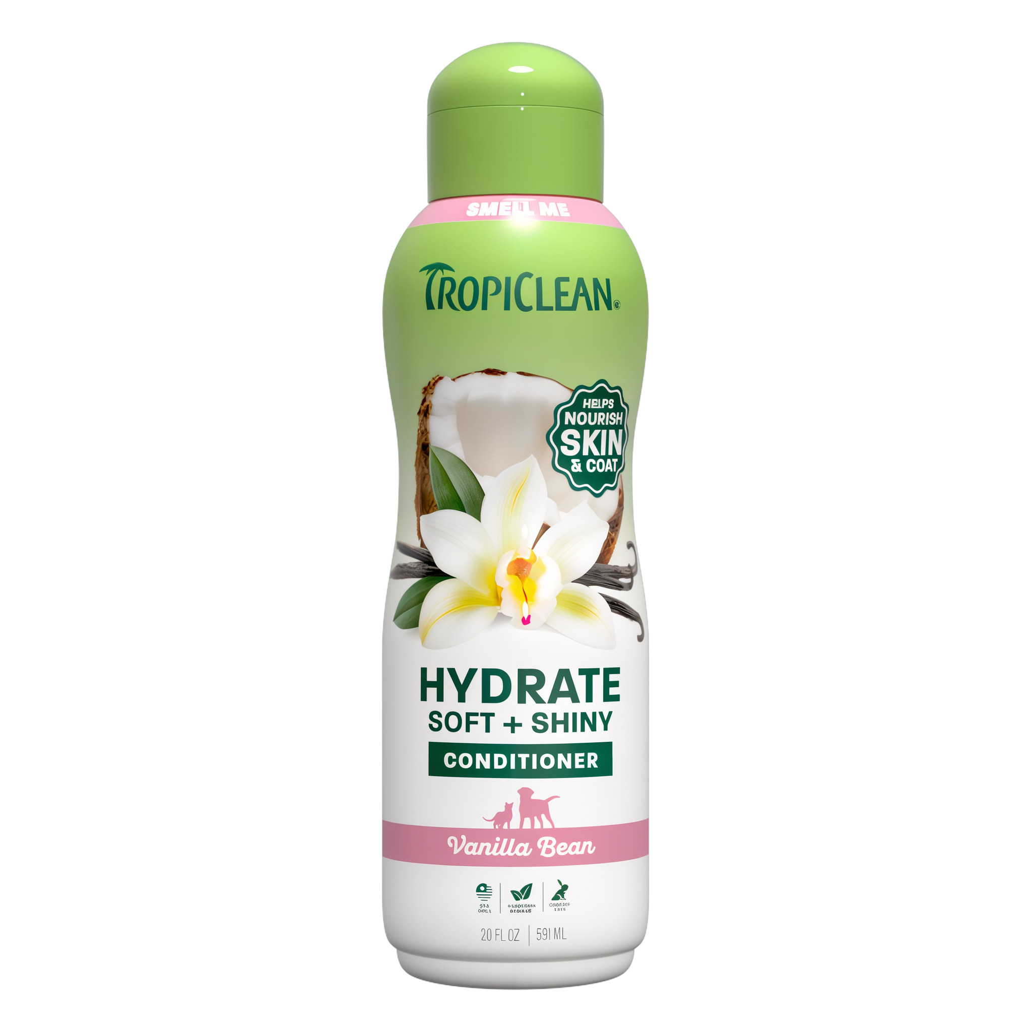 TropiClean Vanilla conditioner bottle front