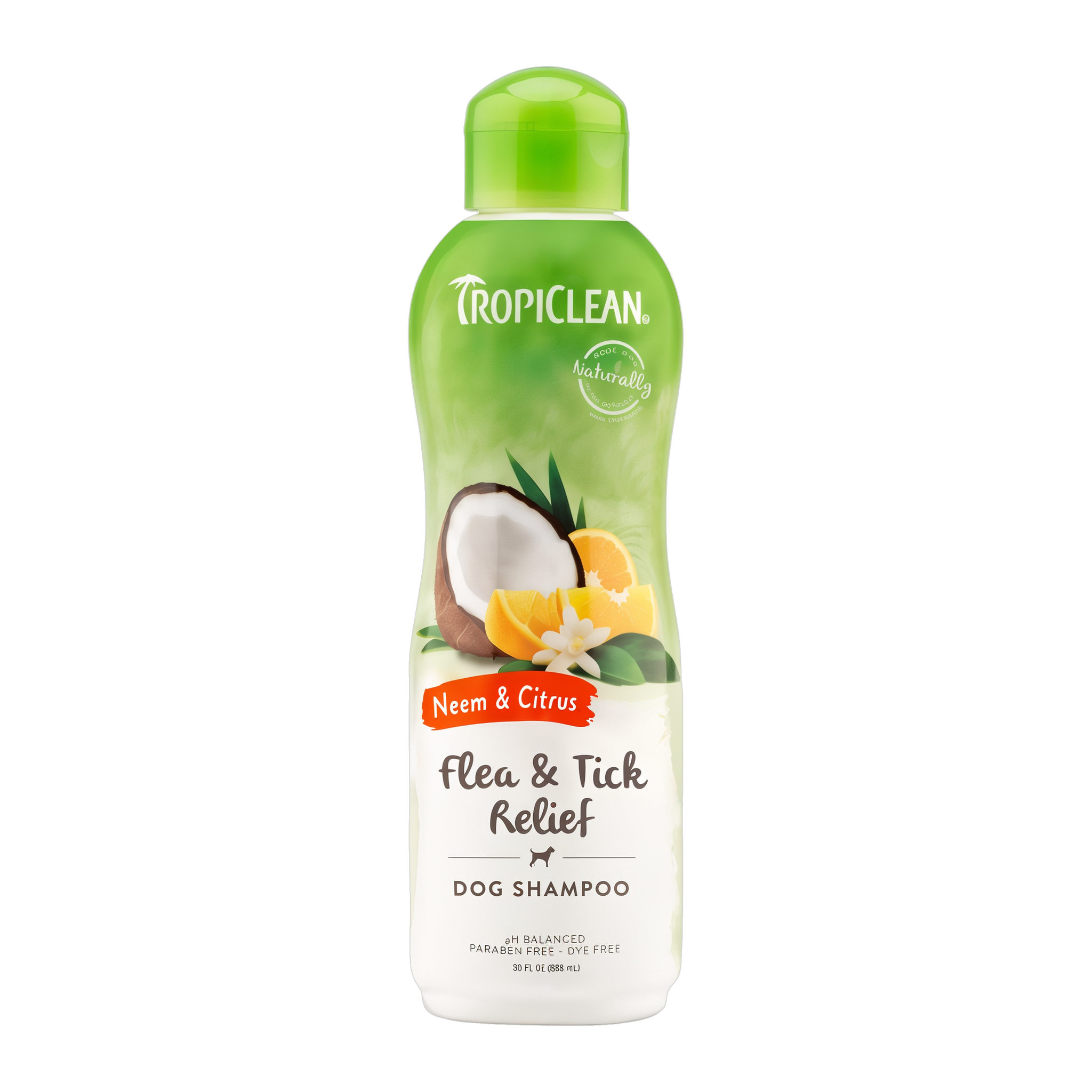 TropiClean Neem & Citrus Flea & Tick Relief Shampoo for Dogs