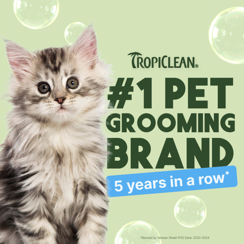 TropiClean is the number one pet grooming brand five years in a row