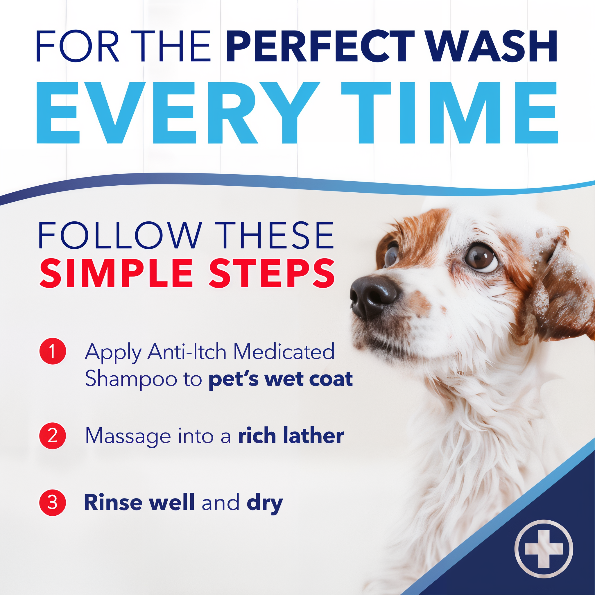 TropiClean OxyMed Medicated Anti Itch Treatment Rinse for Pets, instructions on how to use.