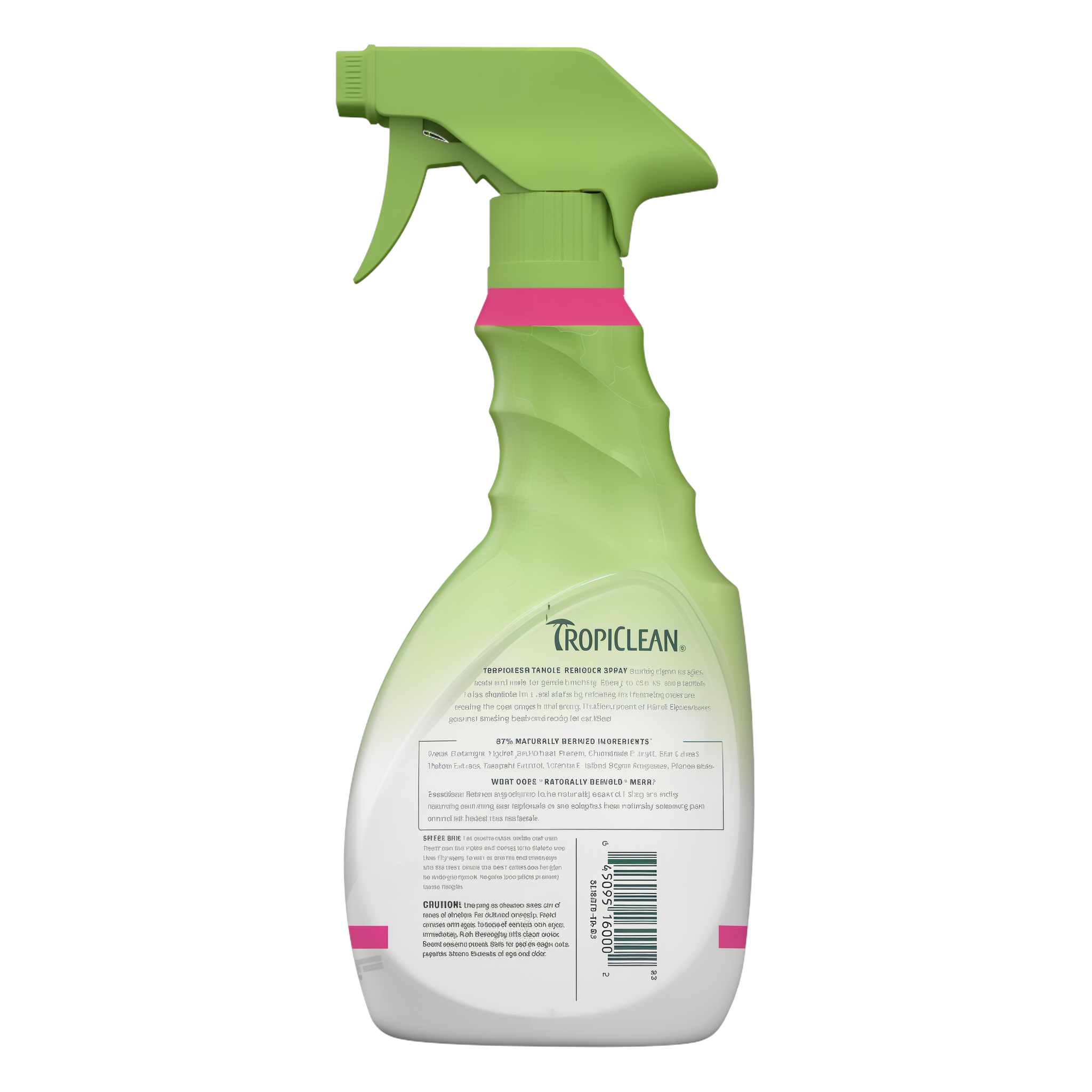 TropiClean tangle remover bottle back